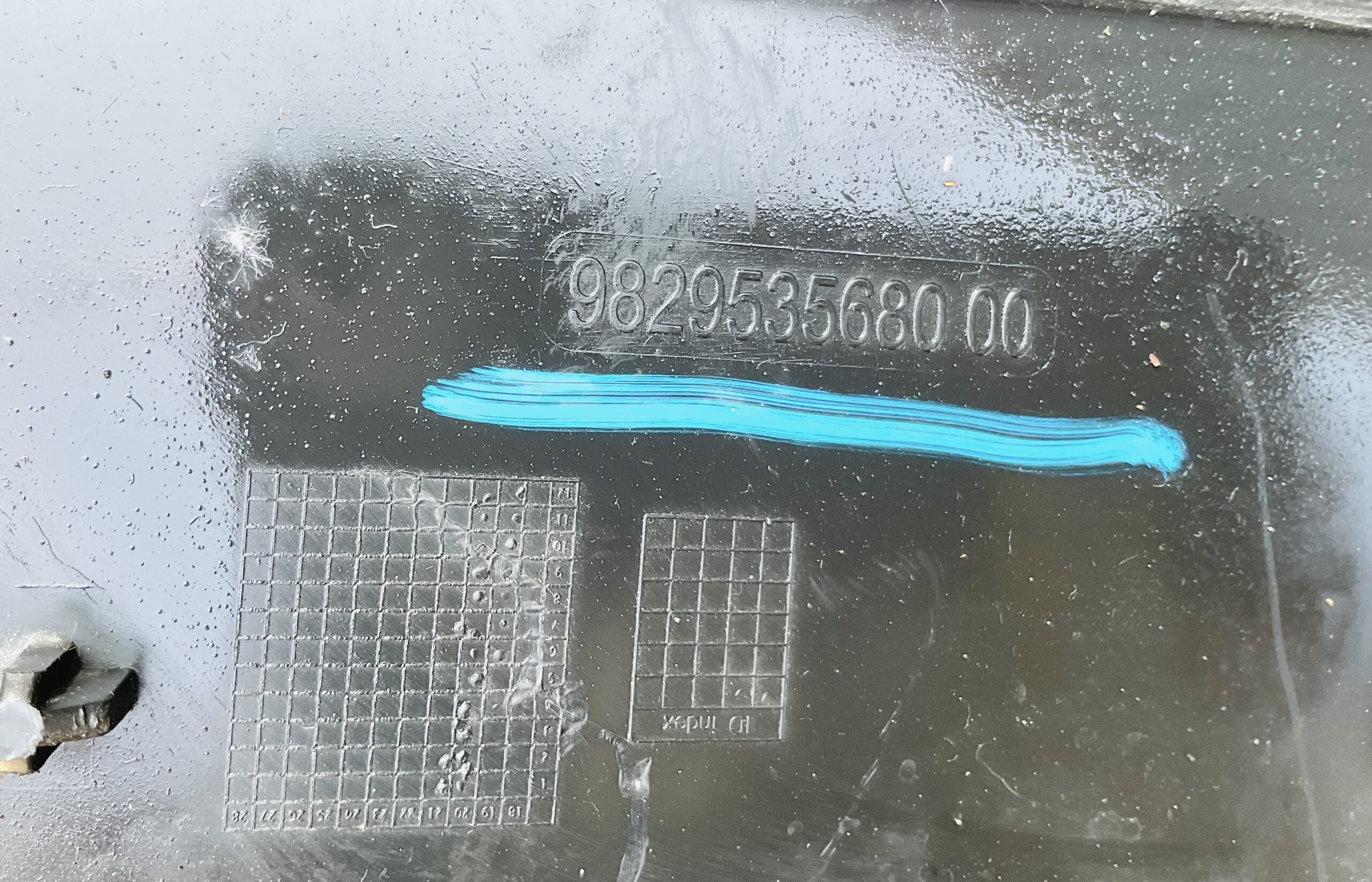 Bumper Grill Opel Corsa F 982953568000 Gril Houder OP-21374