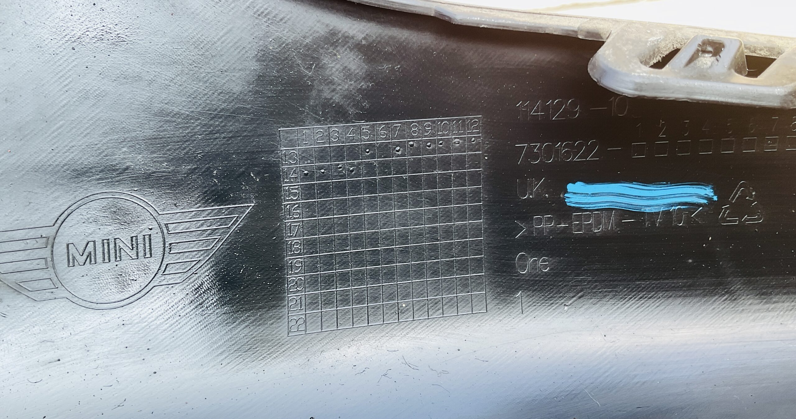 Bumper Lip Mini Cooper F55 F56 7301622 bumper Spoiler MI-21373