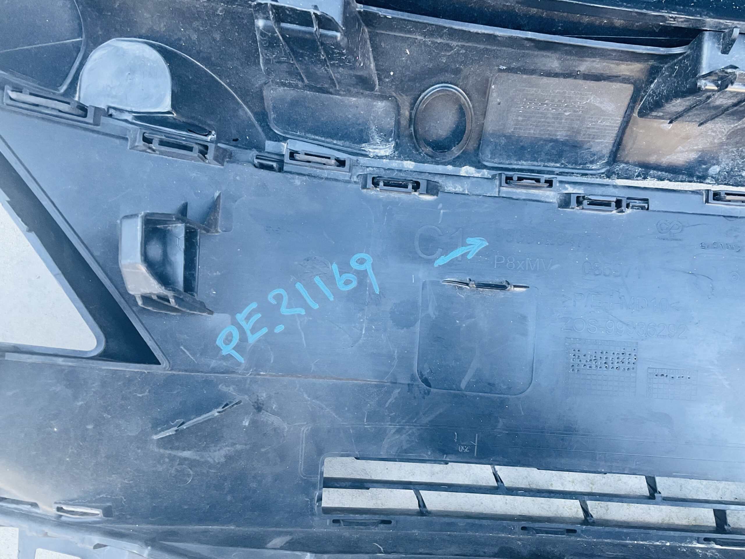 Bumper Grill peugeot 3008 5008 facelift 21 9836828477 voorbumpergrill PE-21169