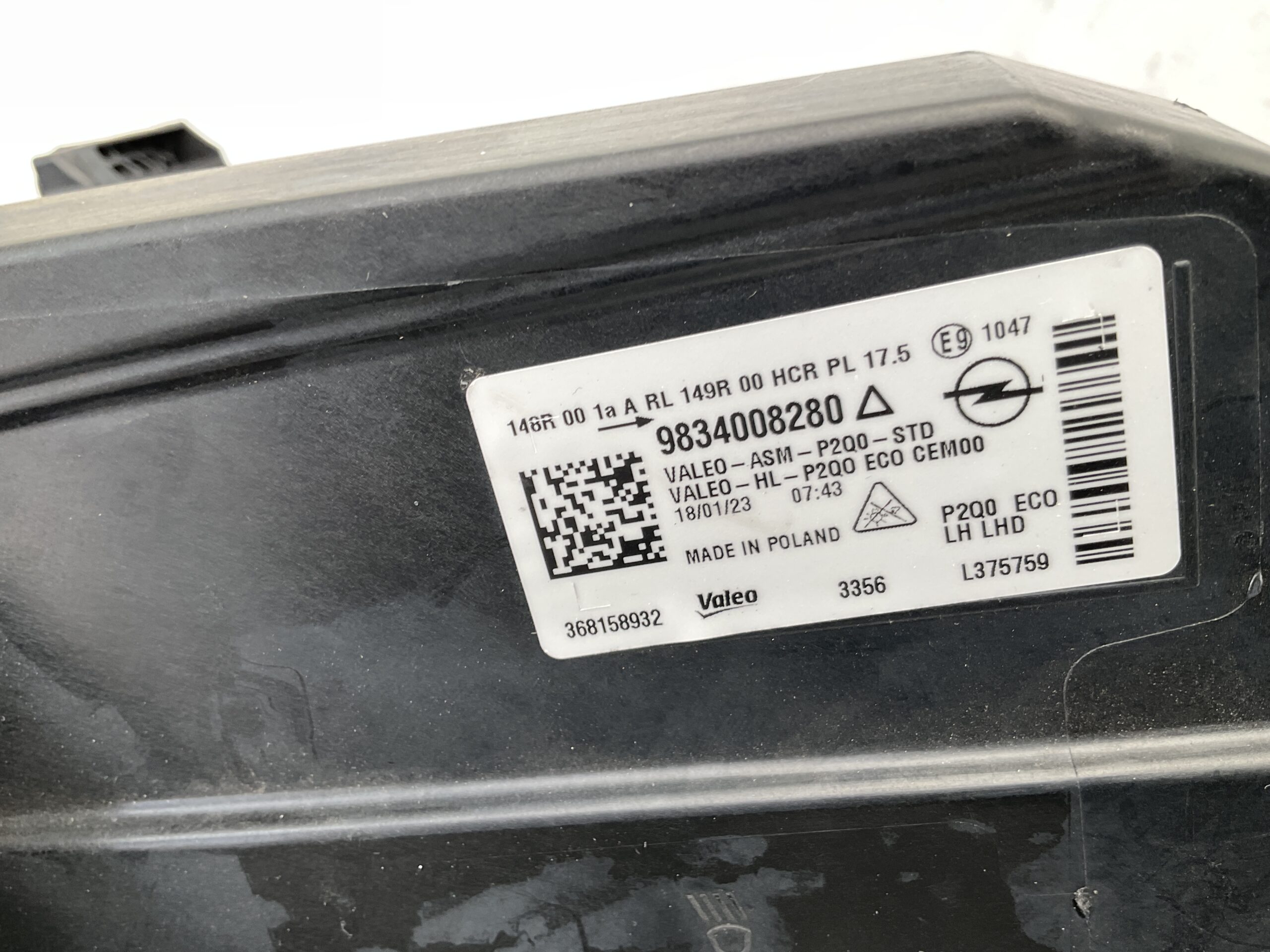 KOPLAMP OPEL MOKKA B FULL LED 9834008280 LINKS OP-4903