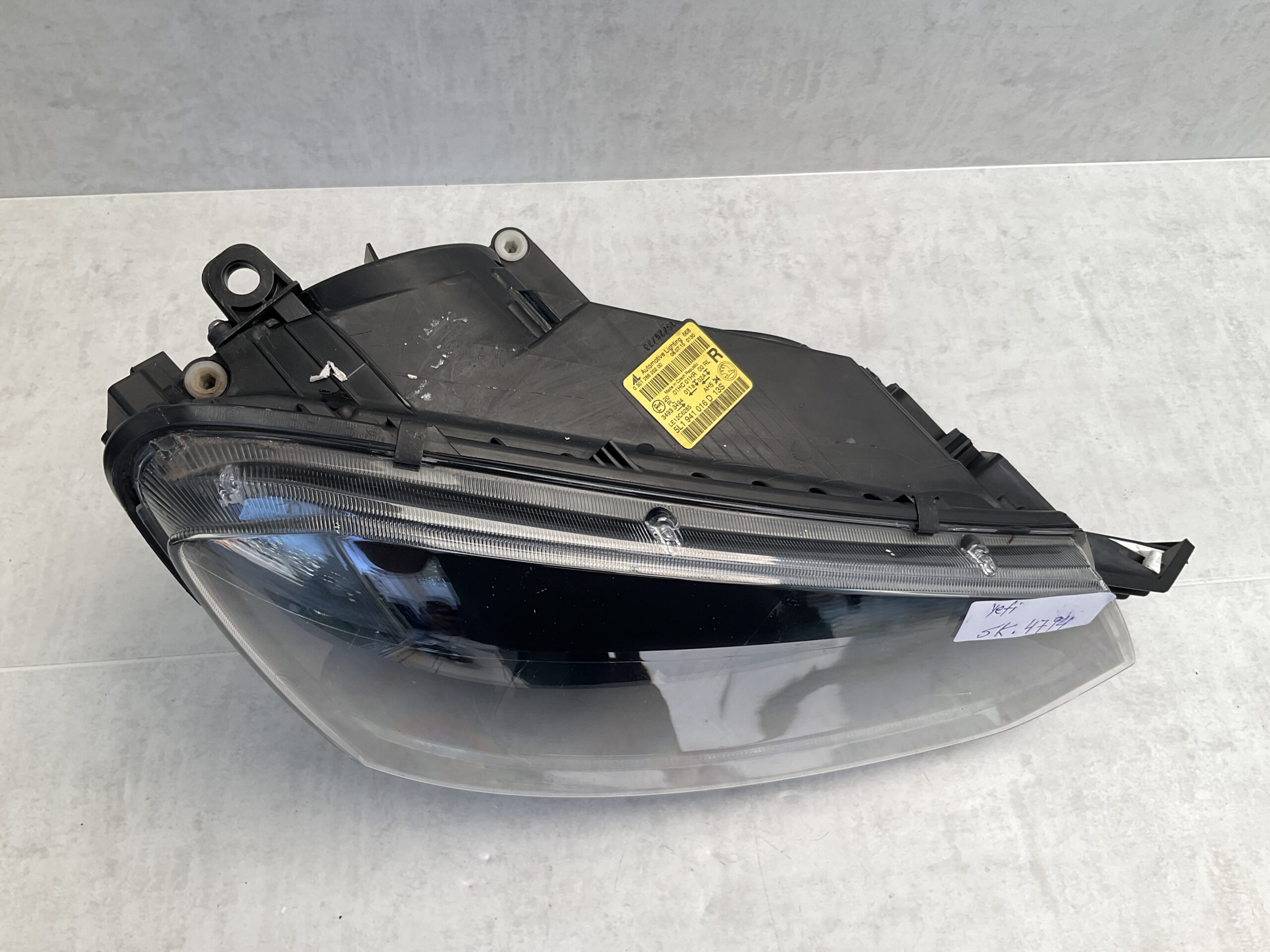 KOPLAMP SKODA YETI 5L H7 HALOGEEN 5L1941016D RECHTS SK-4794