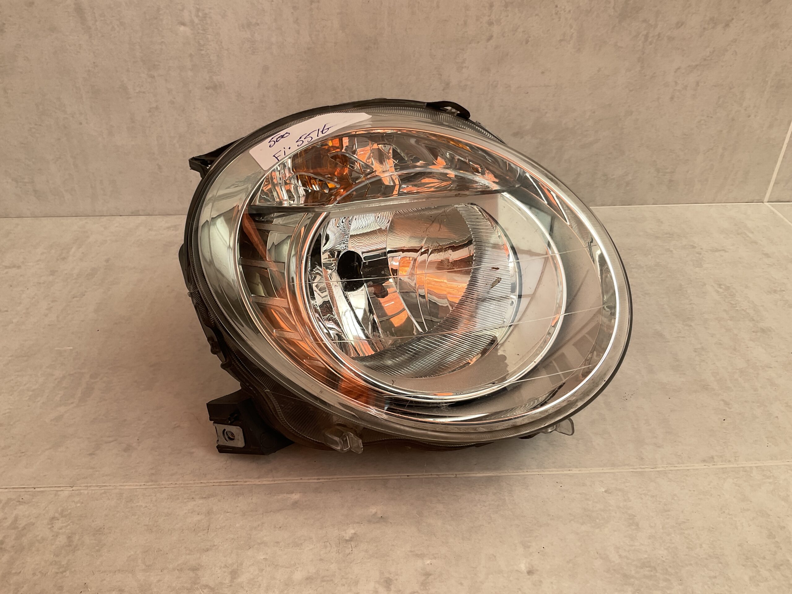 KOPLAMP FIAT 500 XENON ORIGINEEL RECHTS FI-5516