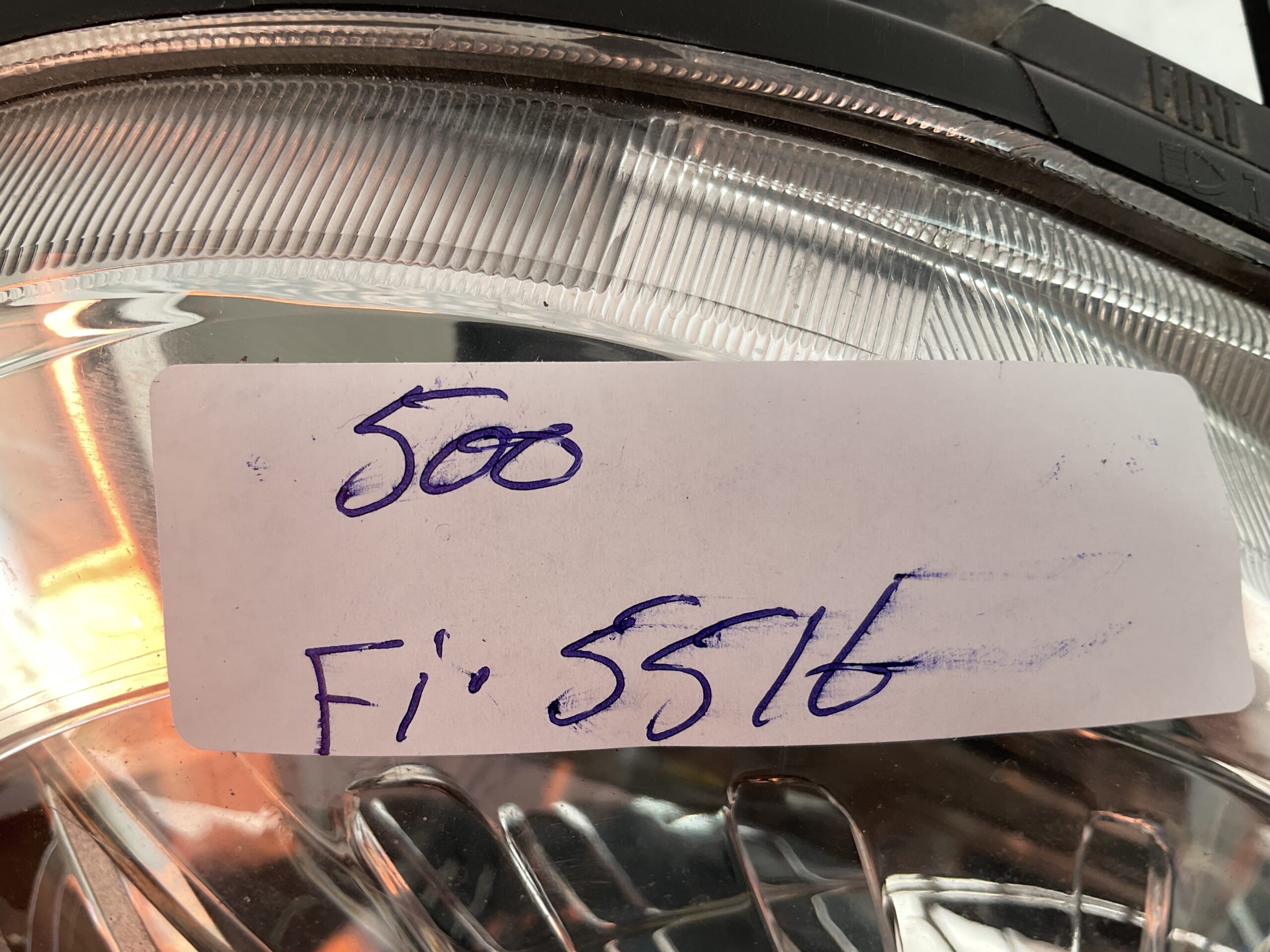 KOPLAMP FIAT 500 XENON ORIGINEEL RECHTS FI-5516