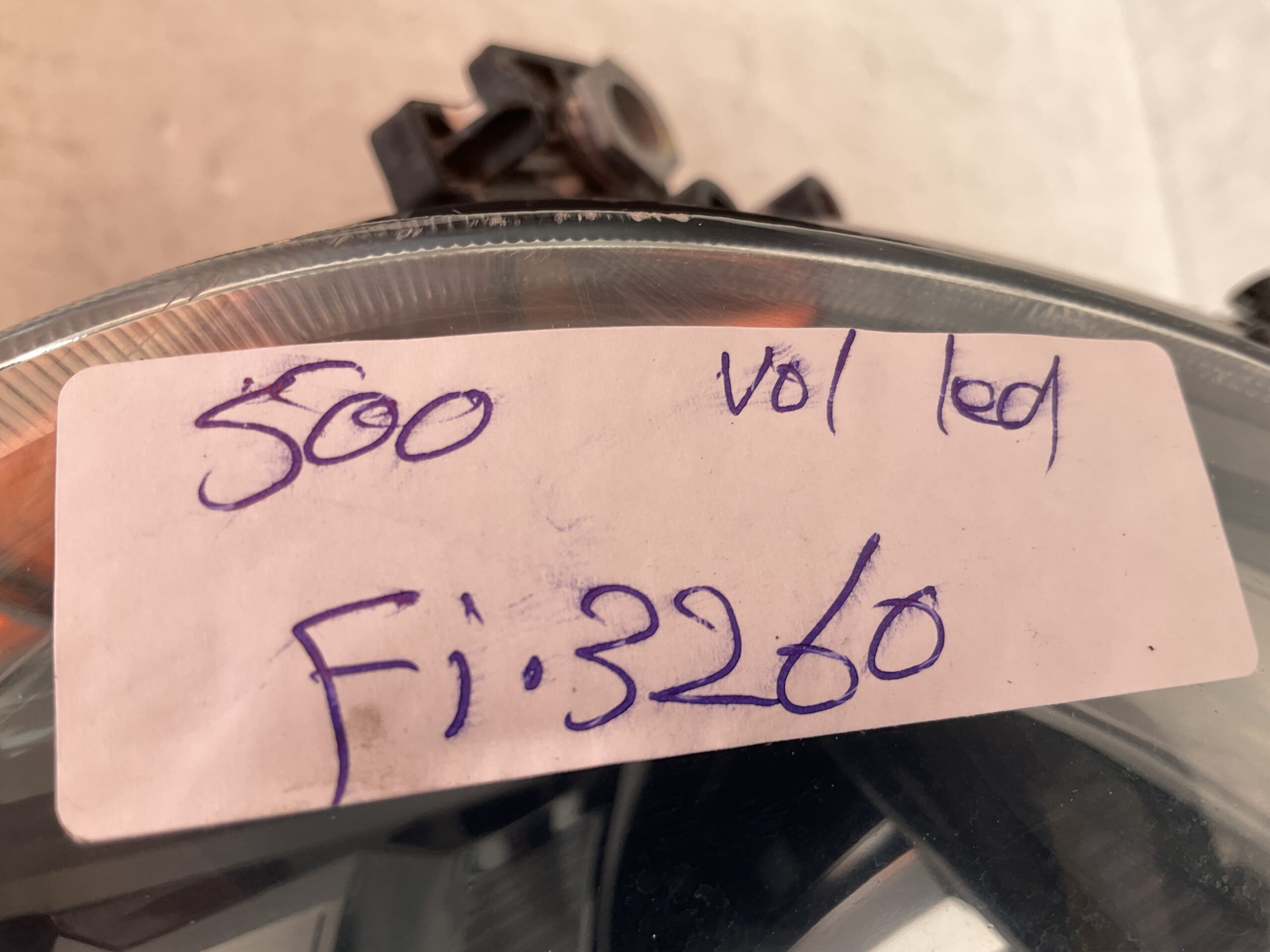 KOPLAMP FIAT 500 VOL LED 00520920870 LINKS FI-3260