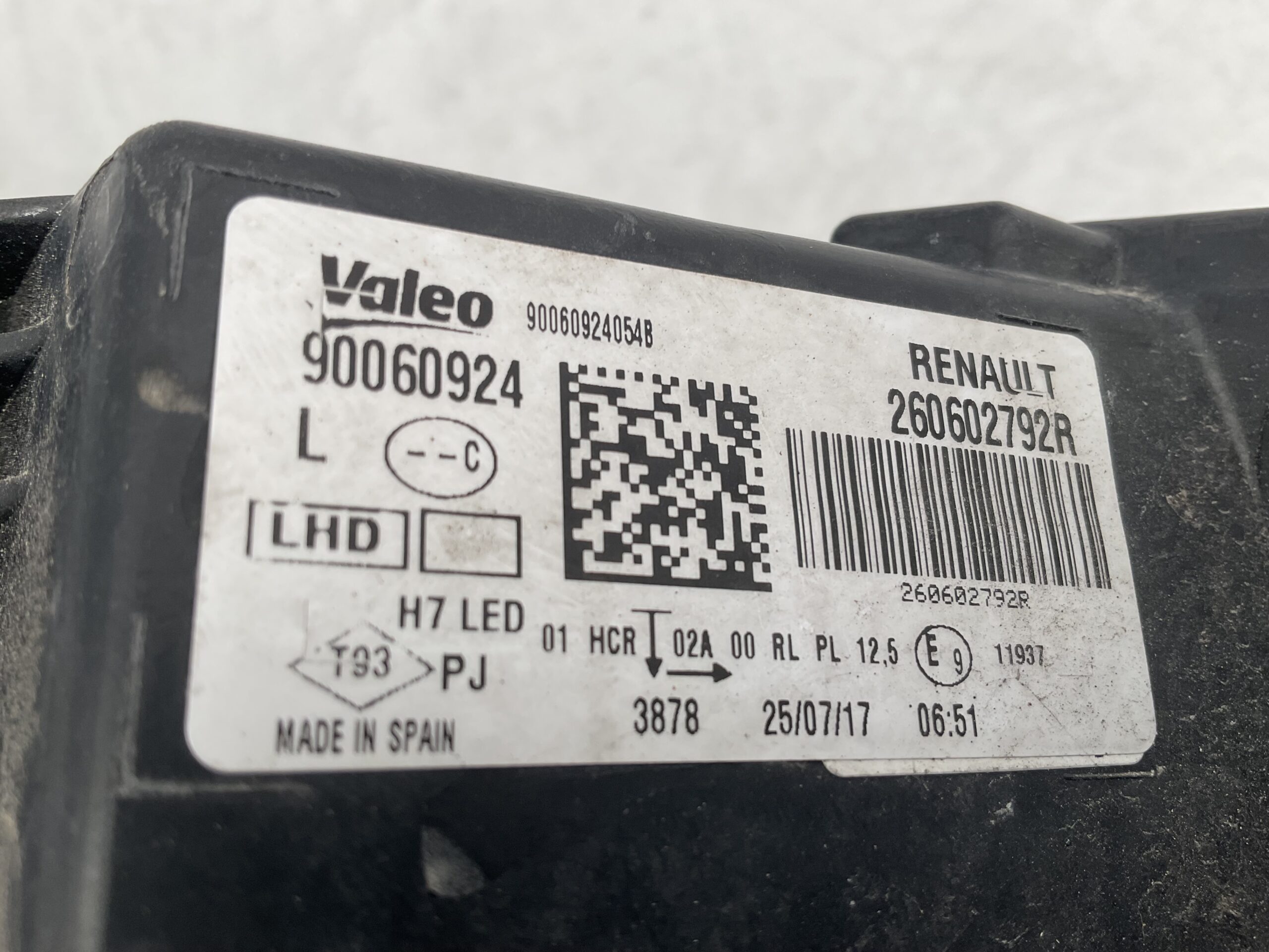 KOPLAMP RENAULT MEGANE 4 LED 16-22 260602792R LINKS RE-4141