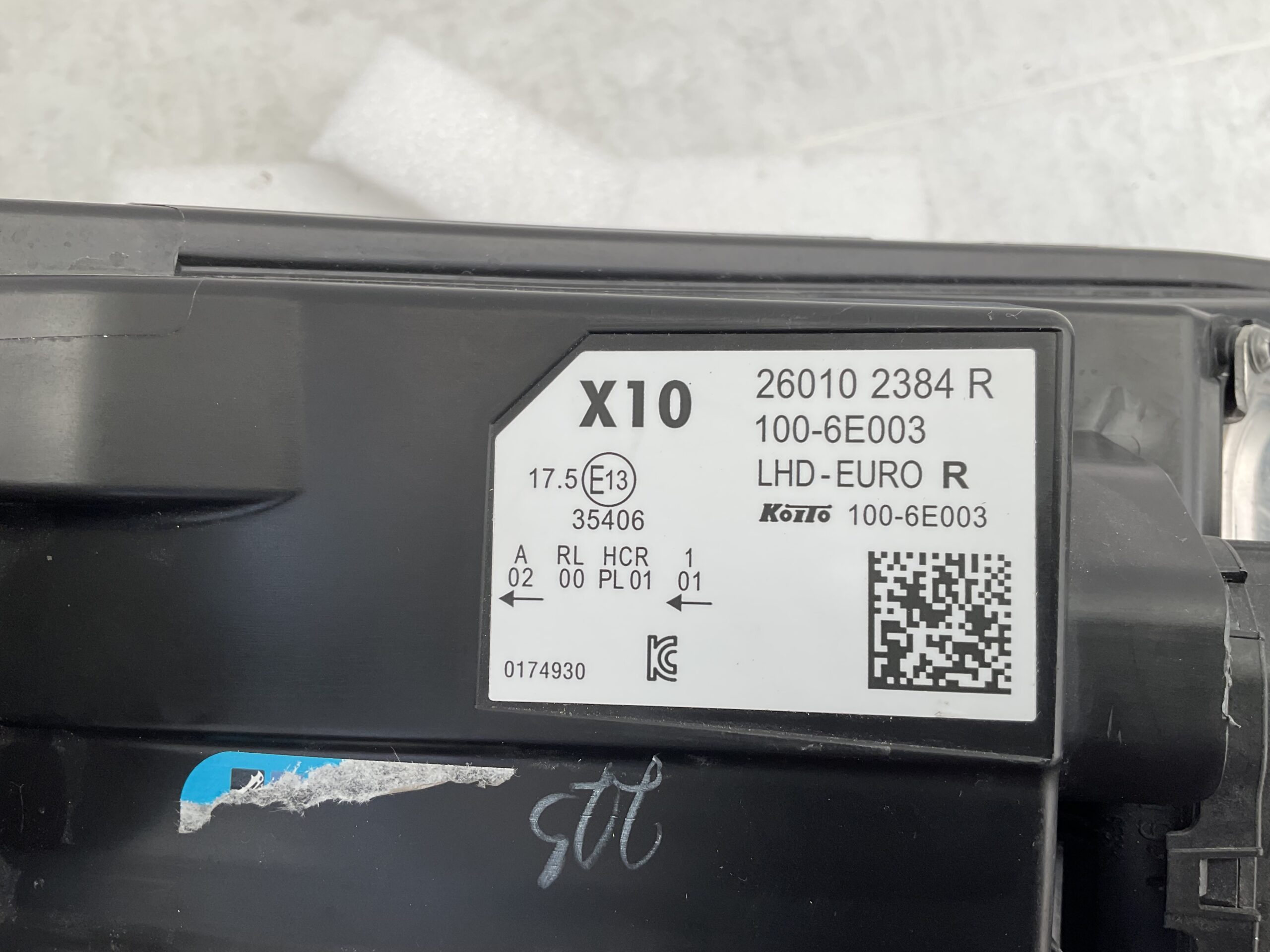 KOPLAMP RENAULT ZOE LED PURE VISSION 260102384R RECHTS RE-5008