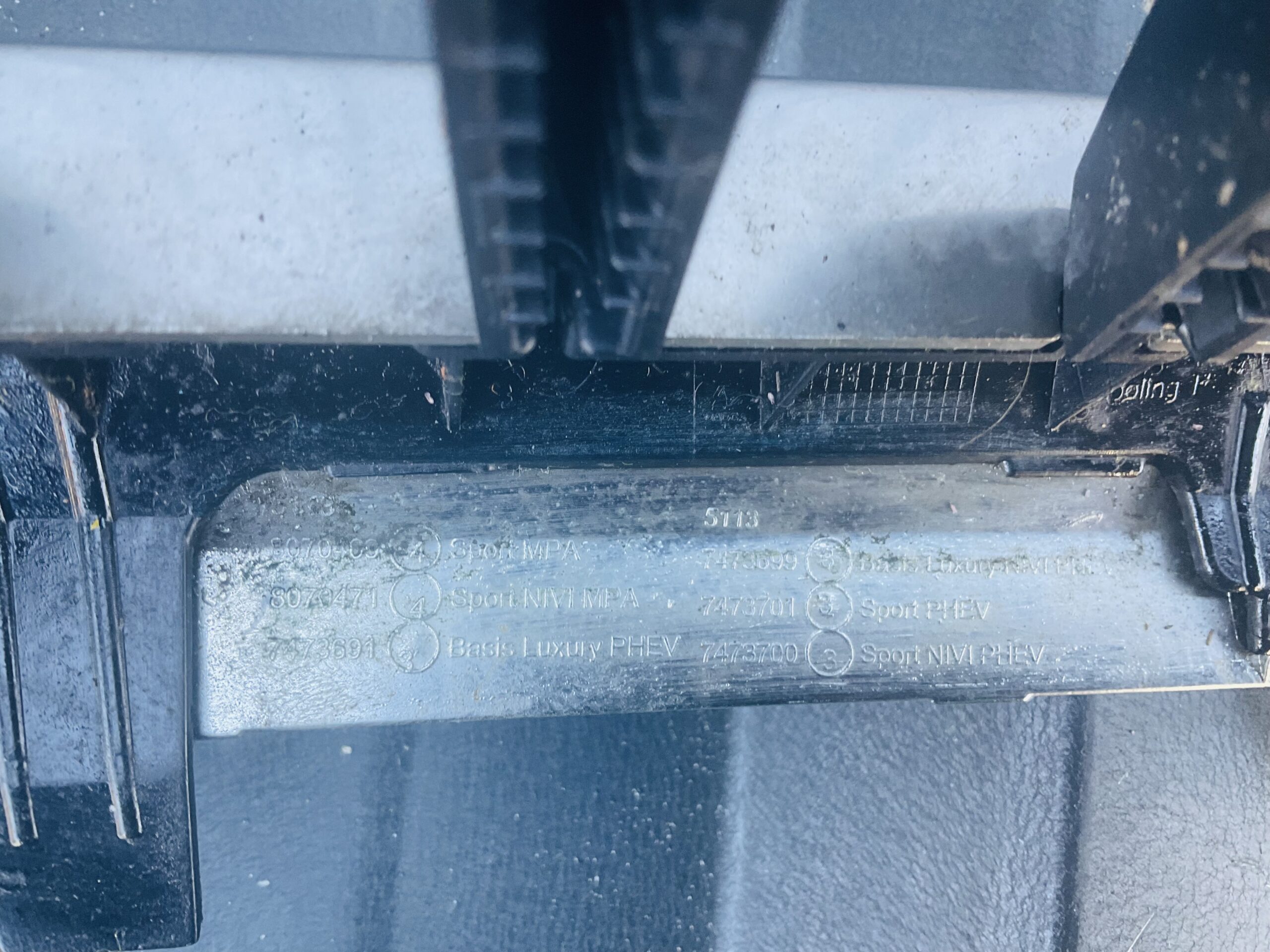 Bumper Grill BMW 5 G30 G31 7473699 Bumper radiatorgrill BM-21247