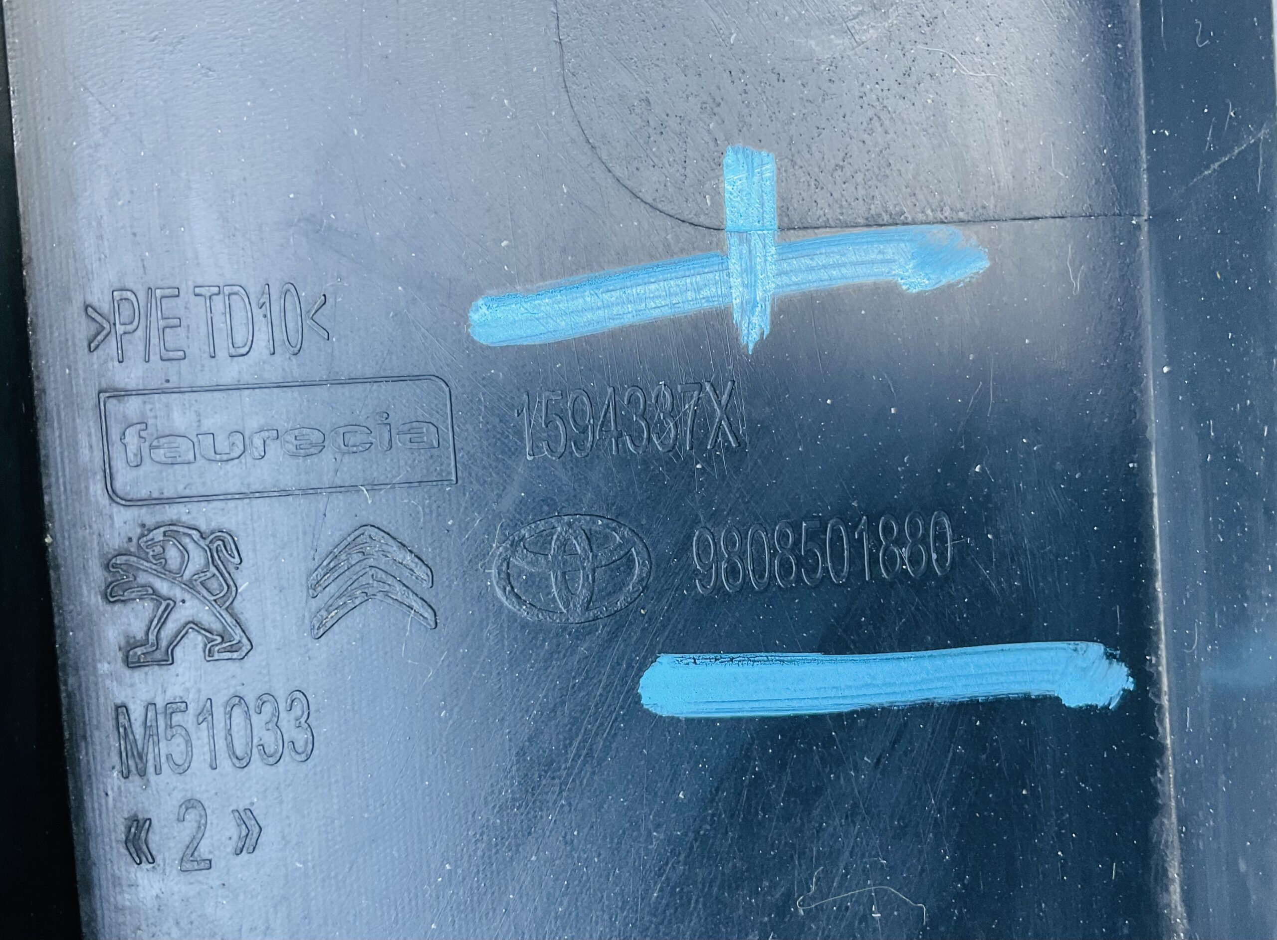 Bumper onderplaat Peugeot Expert 9808501880 PE-21288