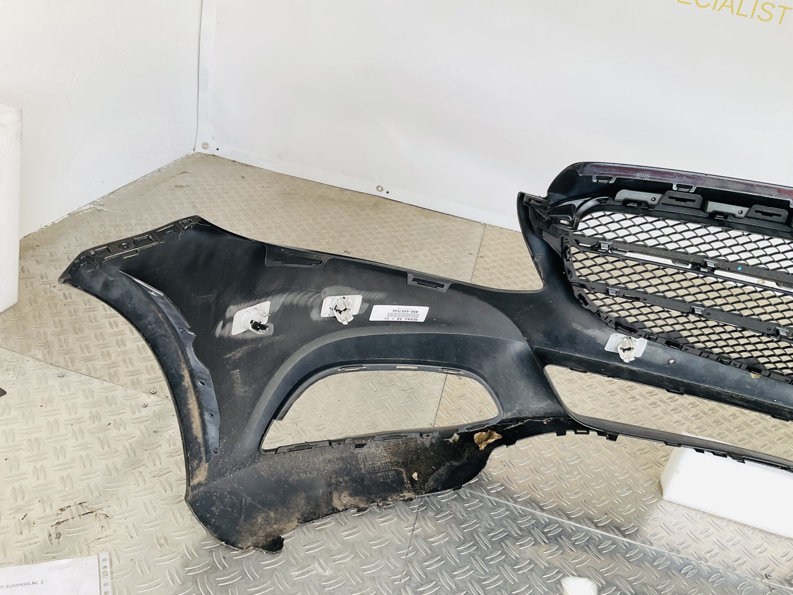 Bumper Mercedes C Klasse W205 Normaal 14-17 6xpdc A2058850125 Voorbumper 1-A4-14411z