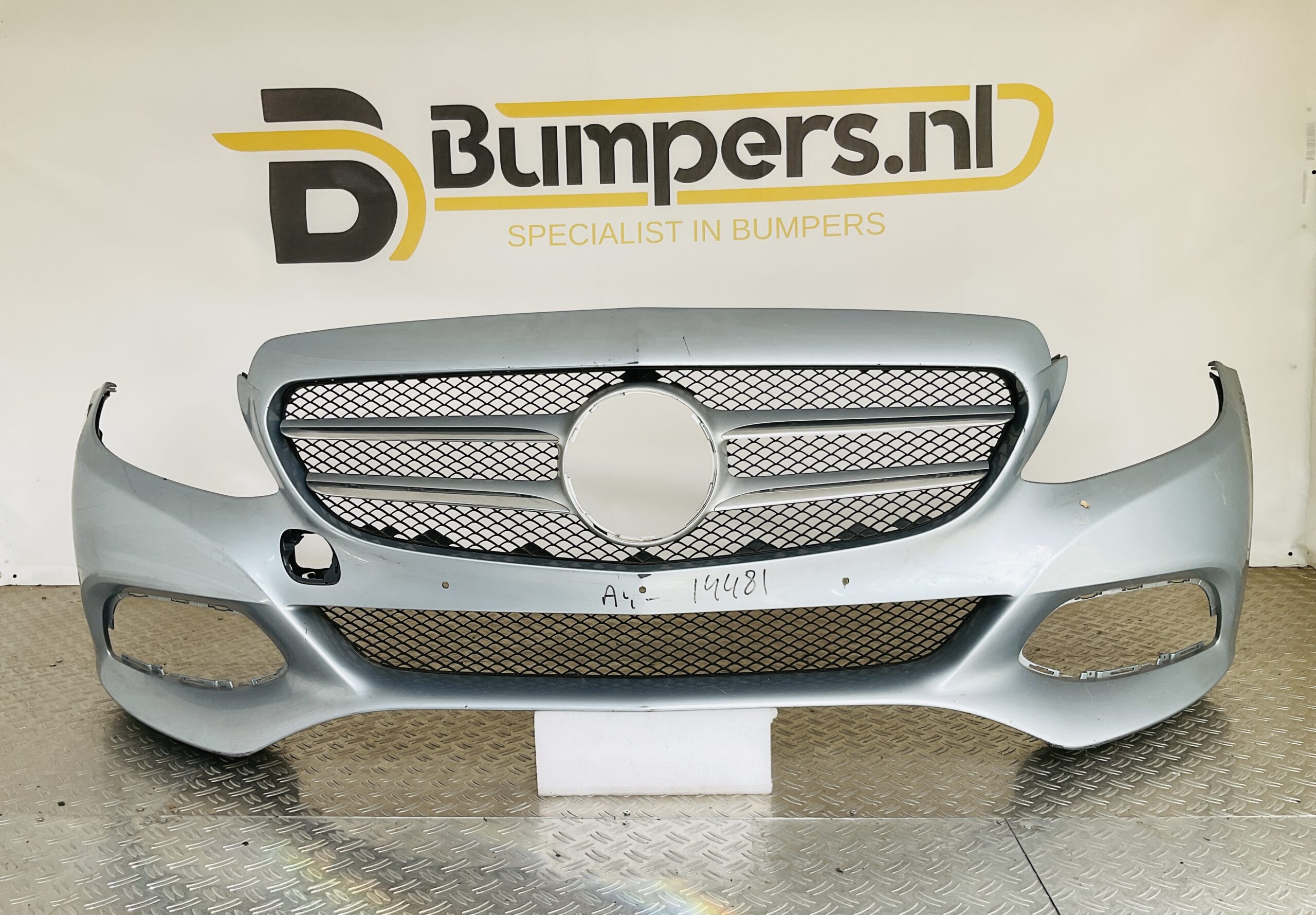 Bumper Mercedes C Klasse W205 Normaal 14-17 A2058850125 Voorbumper 1-A4-14481z