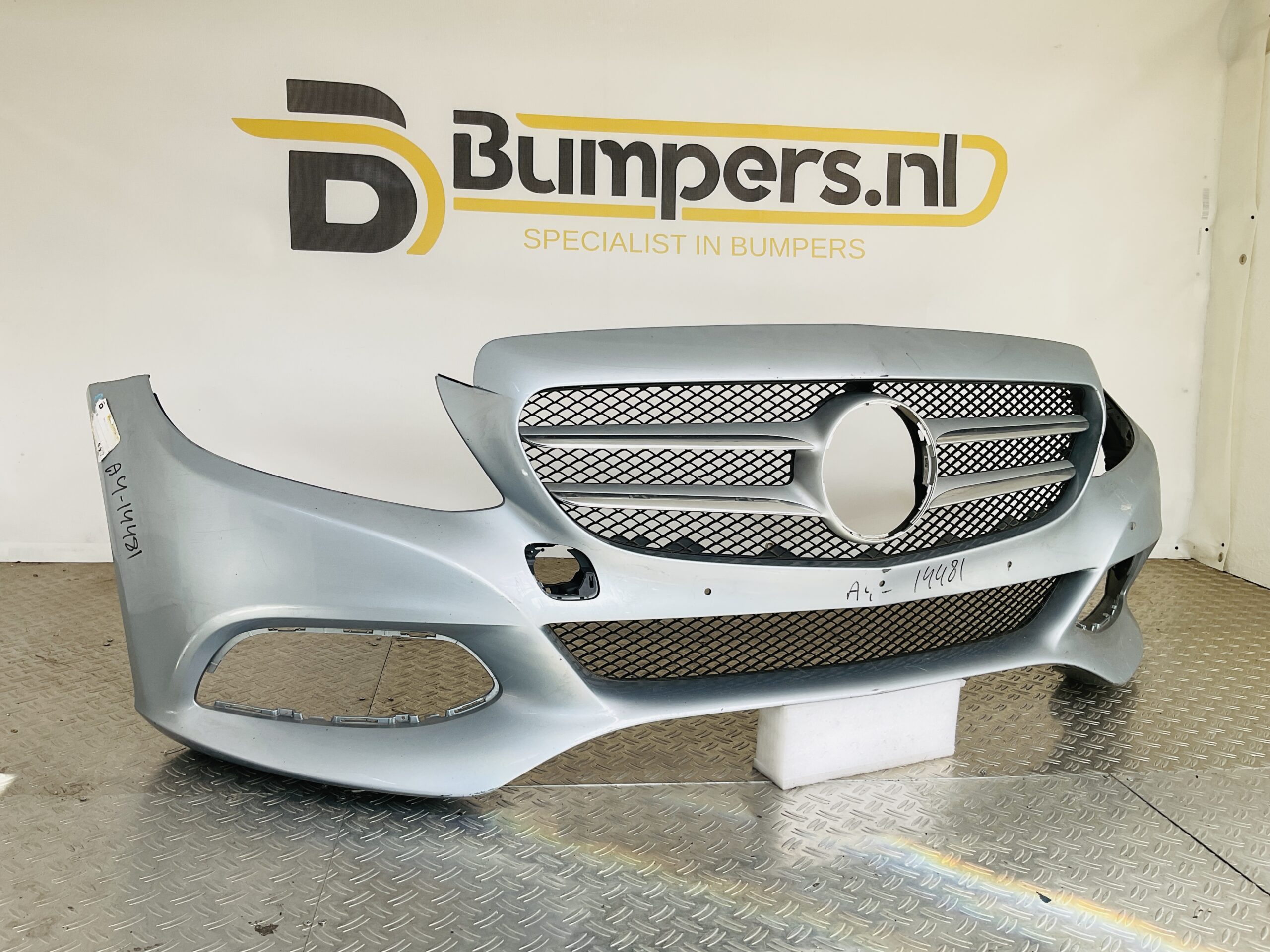 Bumper Mercedes C Klasse W205 Normaal 14-17 A2058850125 Voorbumper 1-A4-14481z