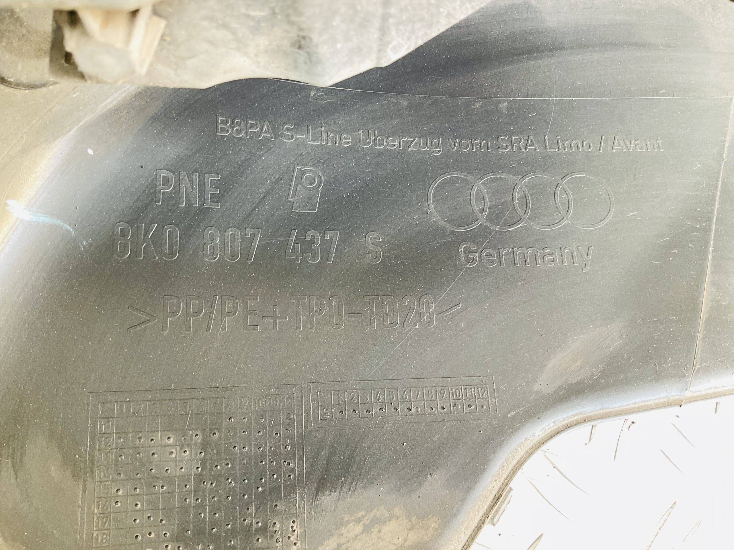 Bumper Audi A4 BK Sline S-Line 2012-2015 8K0807437S Voorbumper 1-H1-14460z