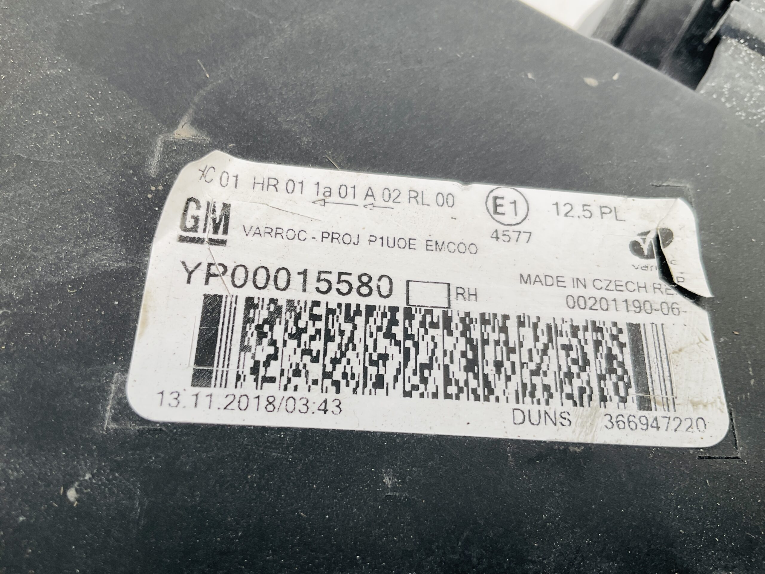 KOPLAMP OPEL GRANDLAND X H7 LED YP00015580 RECHTS OP-4455