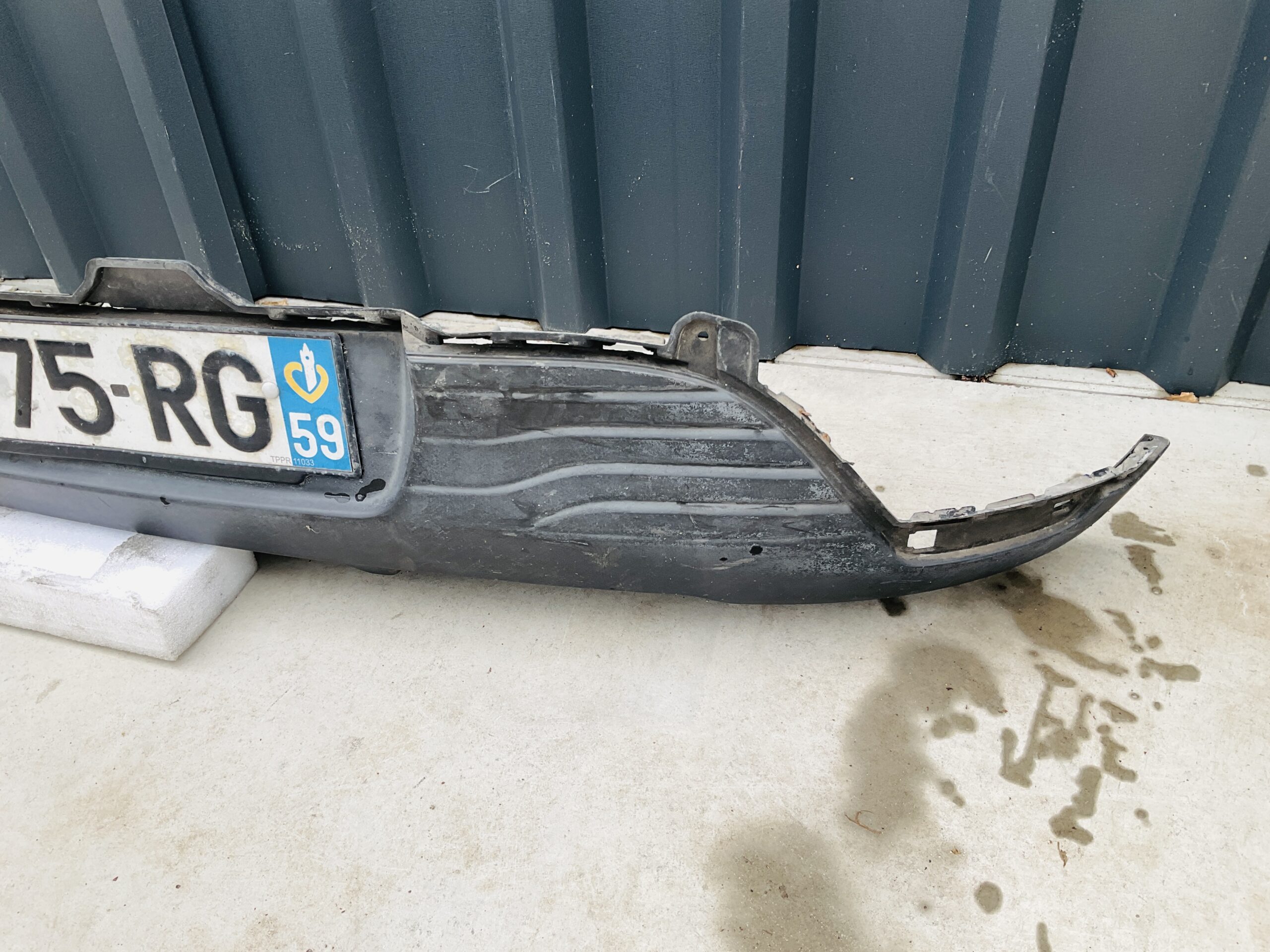 Bumper LIP Renault Clio 4 1196580x Achterbumper Difuser RE:1144