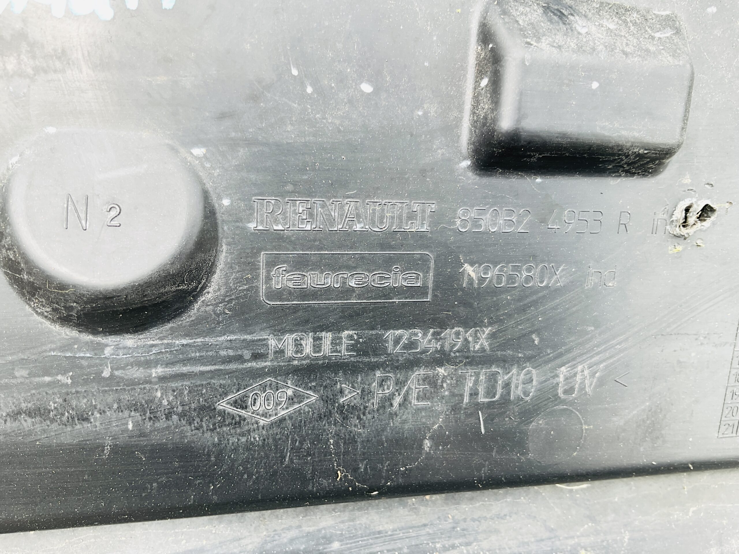 Bumper LIP Renault Clio 4 1196580x Achterbumper Difuser RE:1144