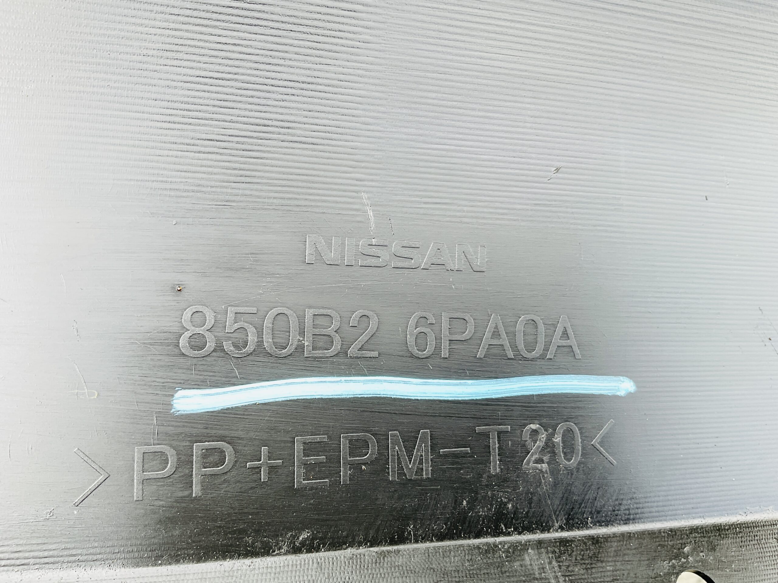 Bumperlip Nissan Juke II F16 AB19 850B26PAOA Achterbumper Diffuser Ni:1146