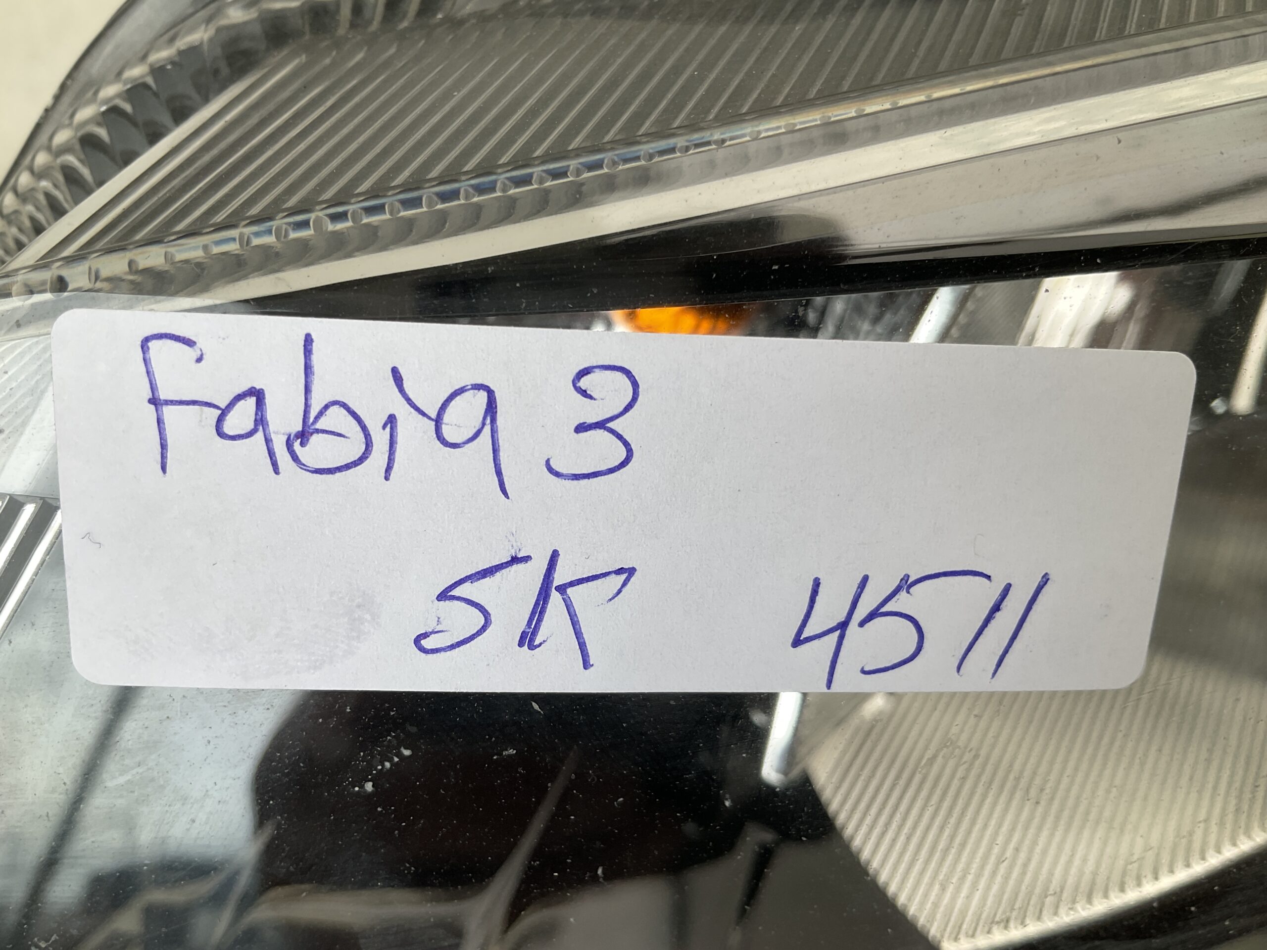 KOPLAMP SKODA FABIA 6V H7 HALOGEEN 6V1941015 LINKS SK-4511