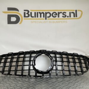 Grill Mercedes C Klasse W205 Facelift 17-21 Panamericana GT Camera Zwart Grille W205-FL