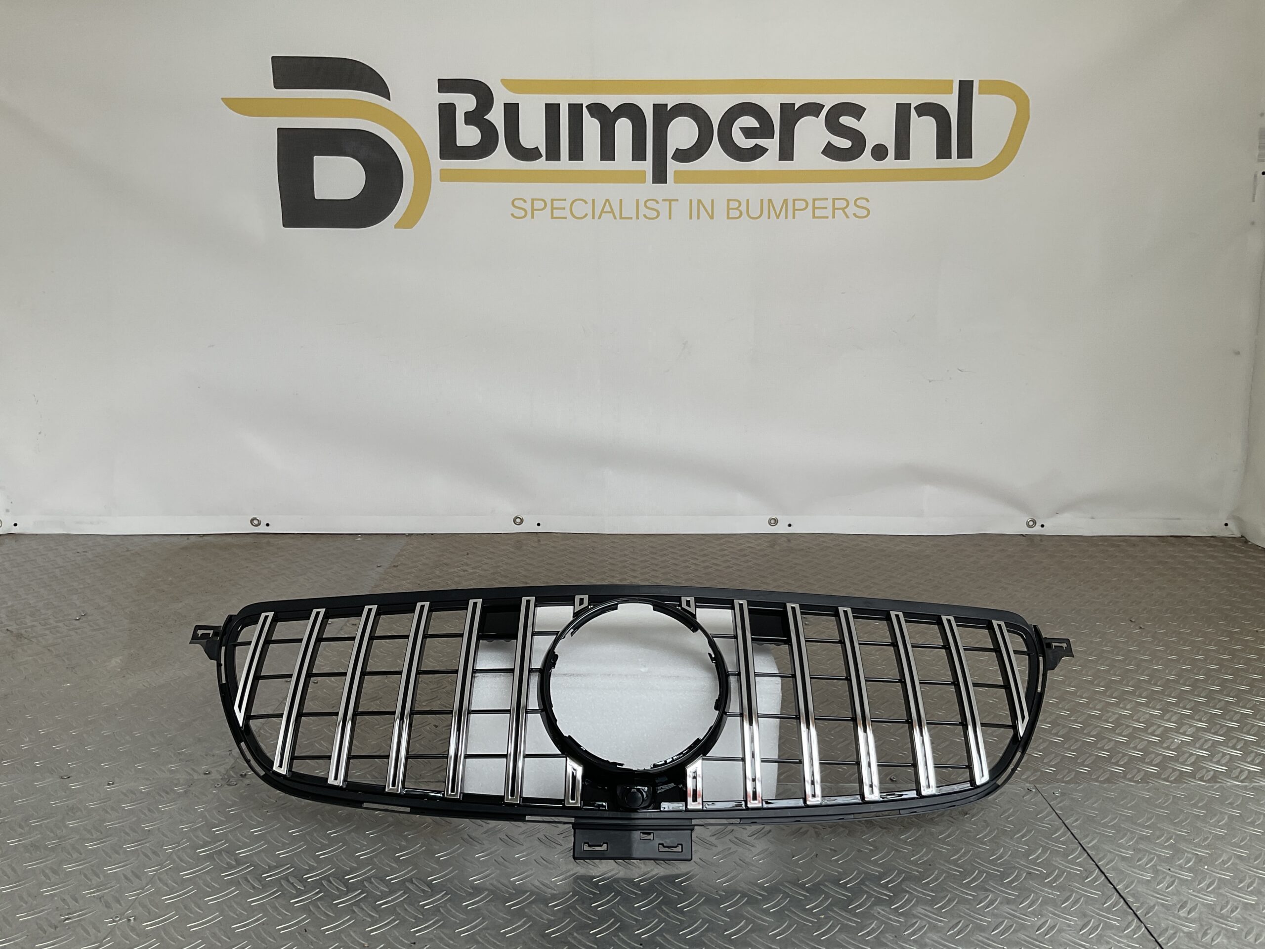 Grill Mercedes GLE W292 16-20 GT Panamericana Grille Camera Chrome W292-C