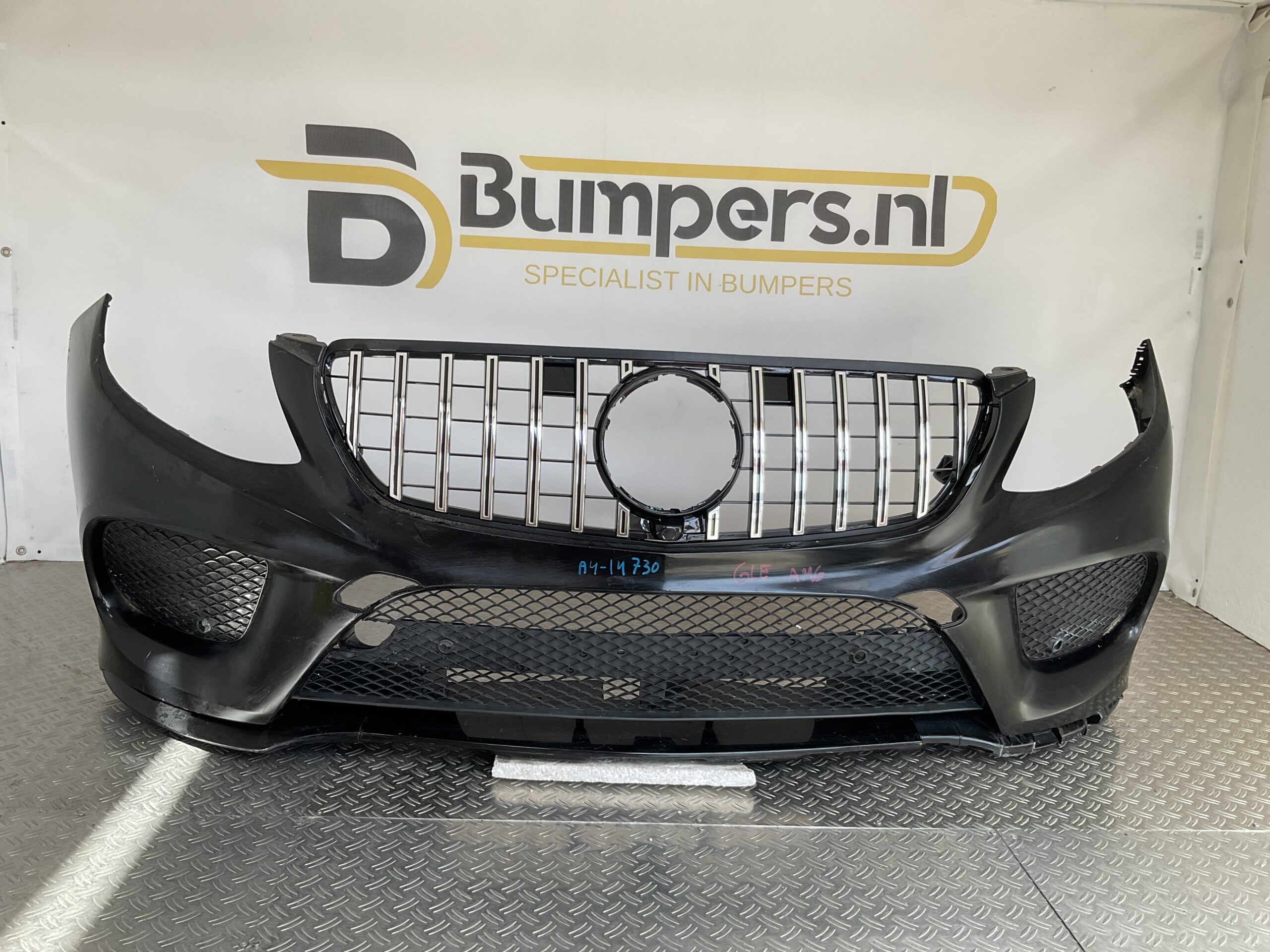 Bumper Mercedes GLE W166 SUV AMG 15-19 6xpdc A1668851538 Voorbumper 1-A4-14730z