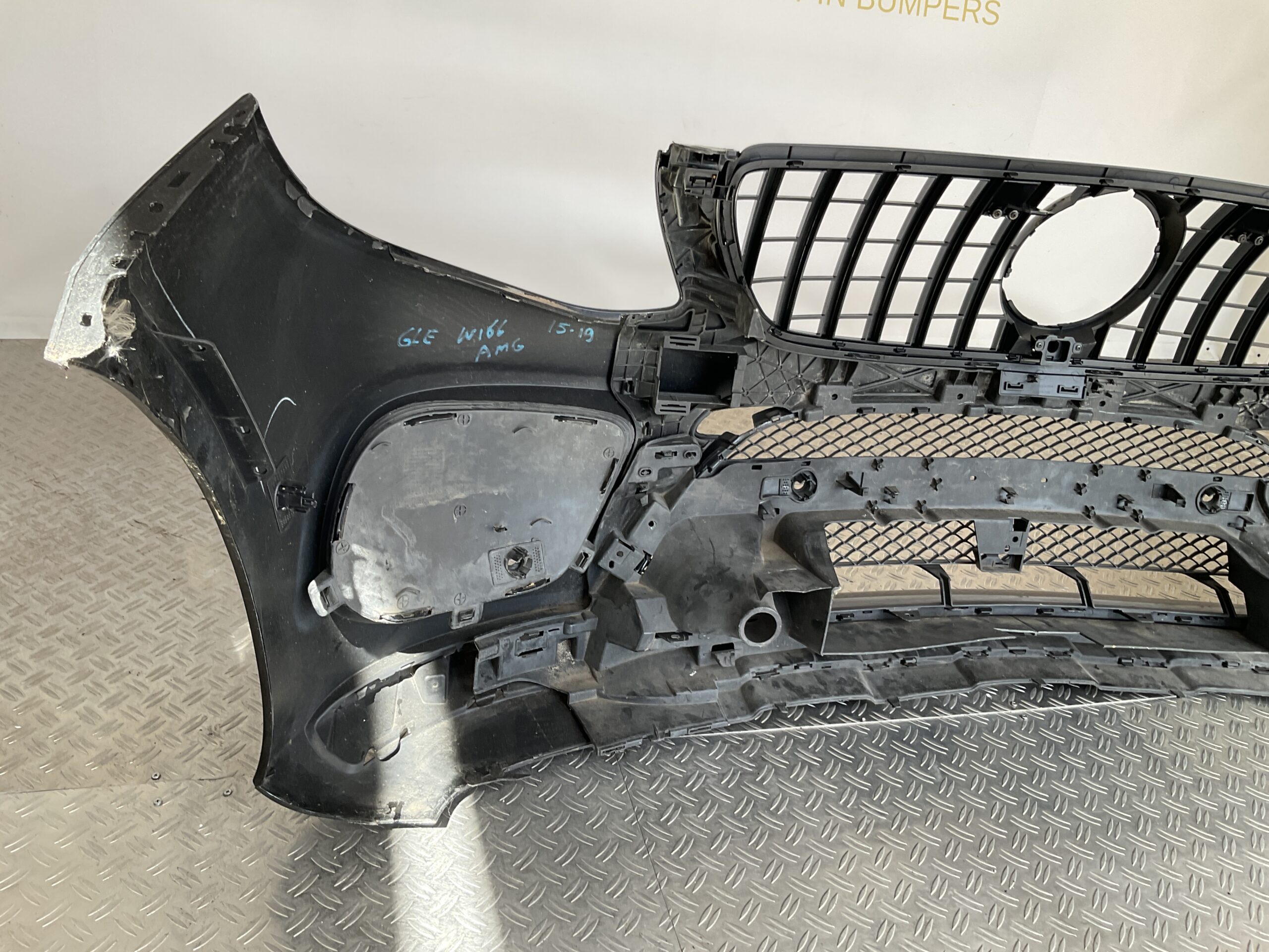 Bumper Mercedes GLE W166 SUV AMG 15-19 6xpdc A1668851538 Voorbumper 1-A4-14730z