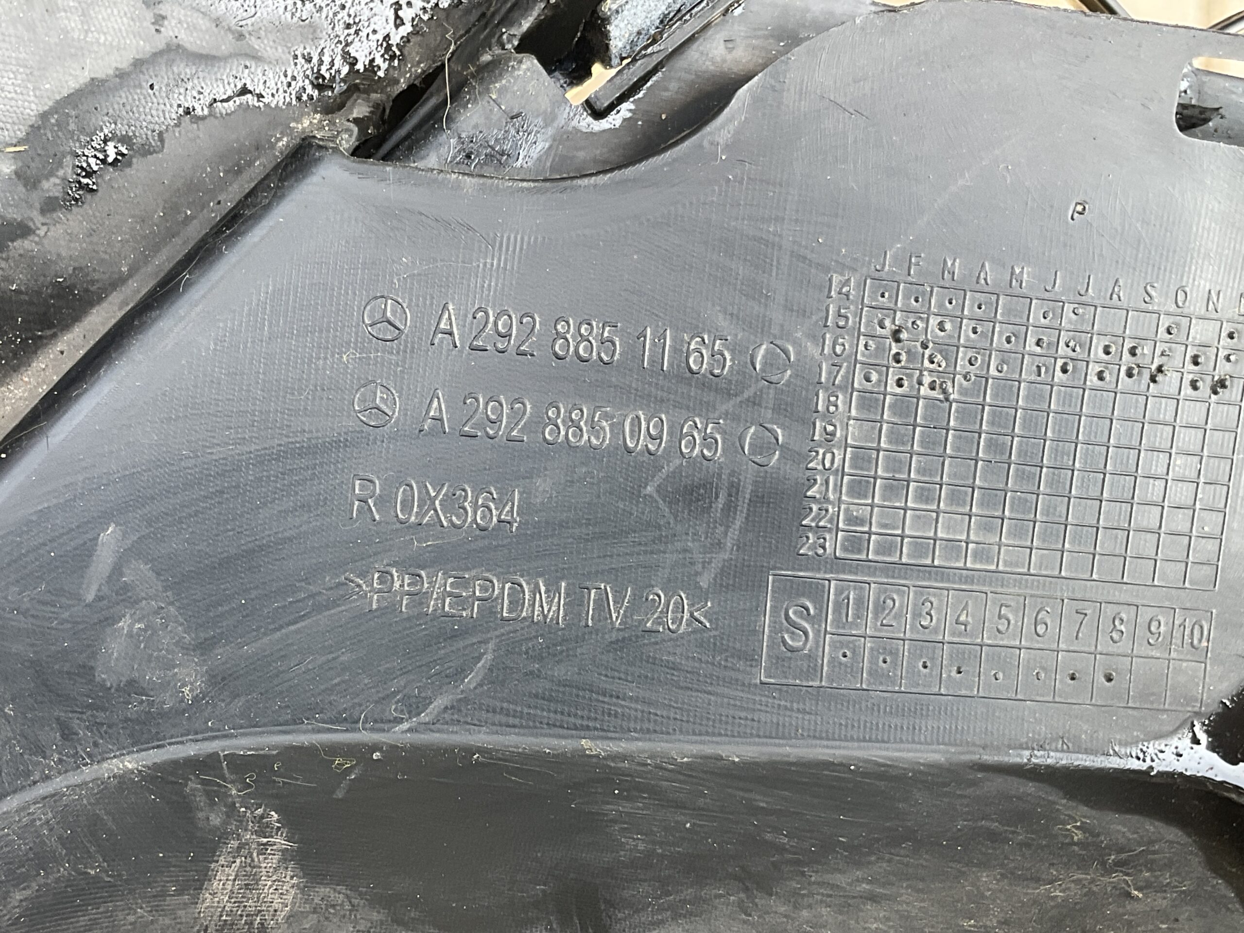 Bumper Mercedes GLE W166 SUV AMG 15-19 6xpdc A1668851538 Voorbumper 1-A4-14730z