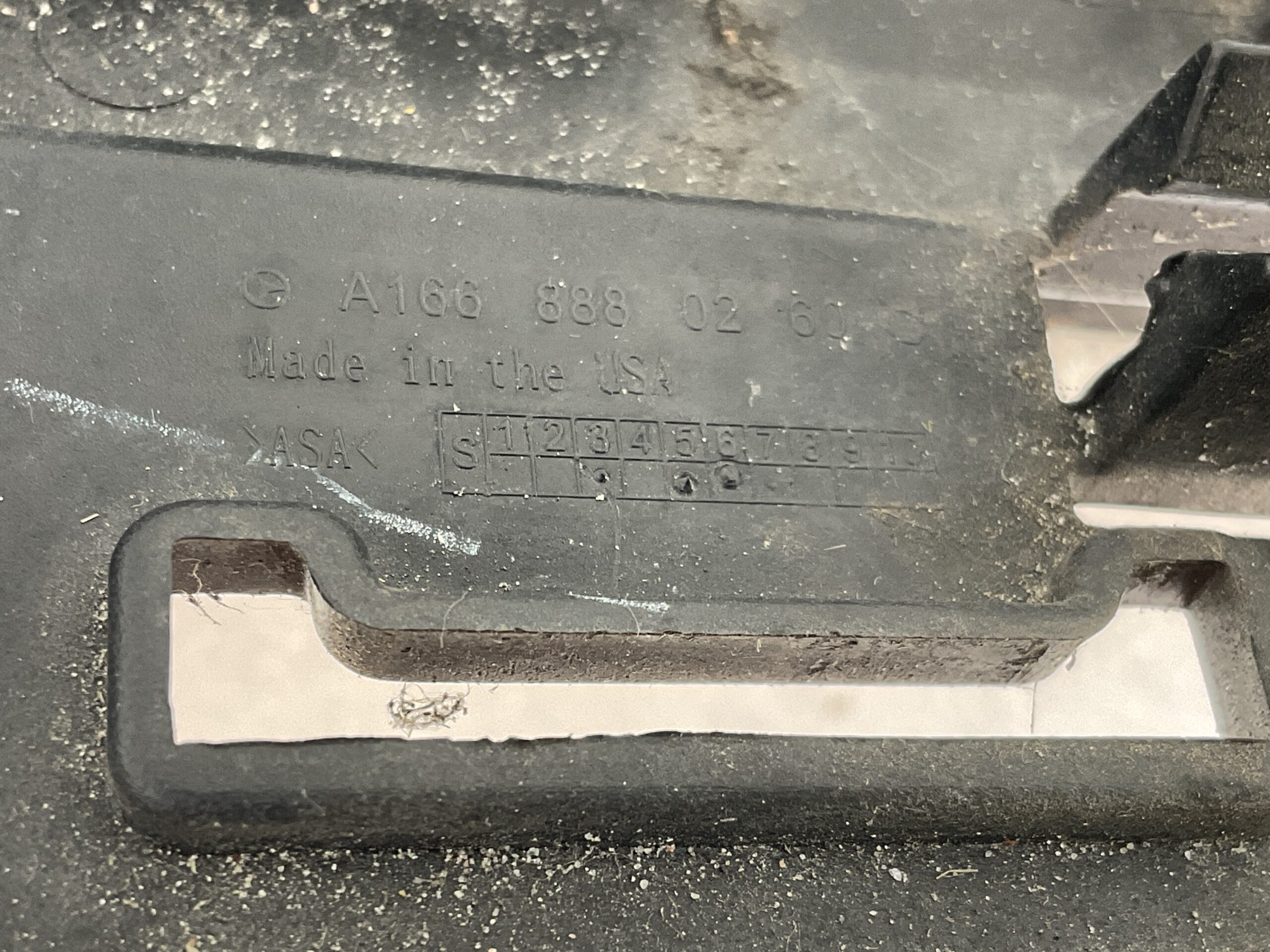 Grill Mercedes GLE W166 AMG 16-19 A1668880260 Bumper Grille MB-1134