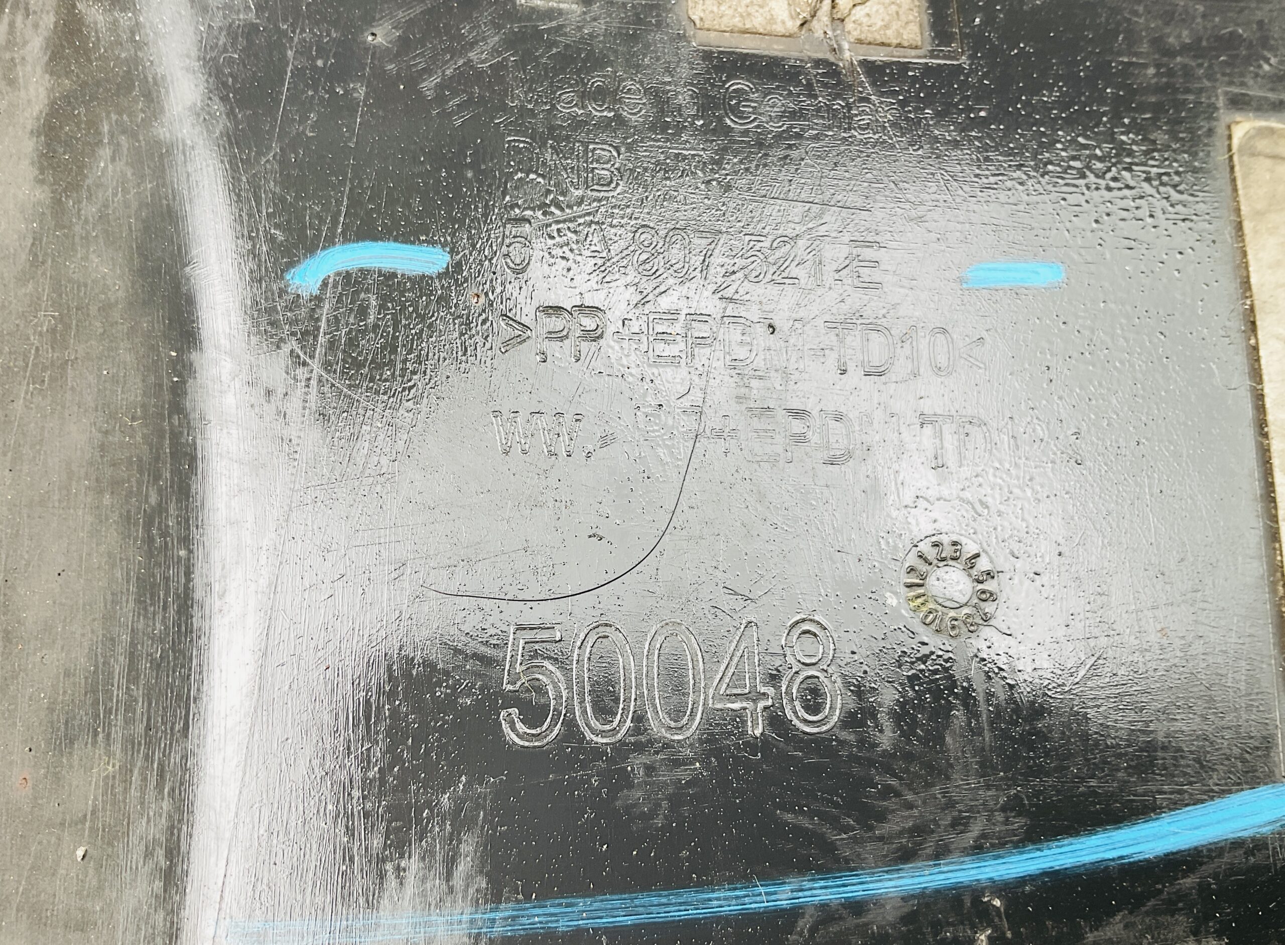 Achterbumper Lip Volkswagen Tiguan 5NA807521 Spoiler AU-21334