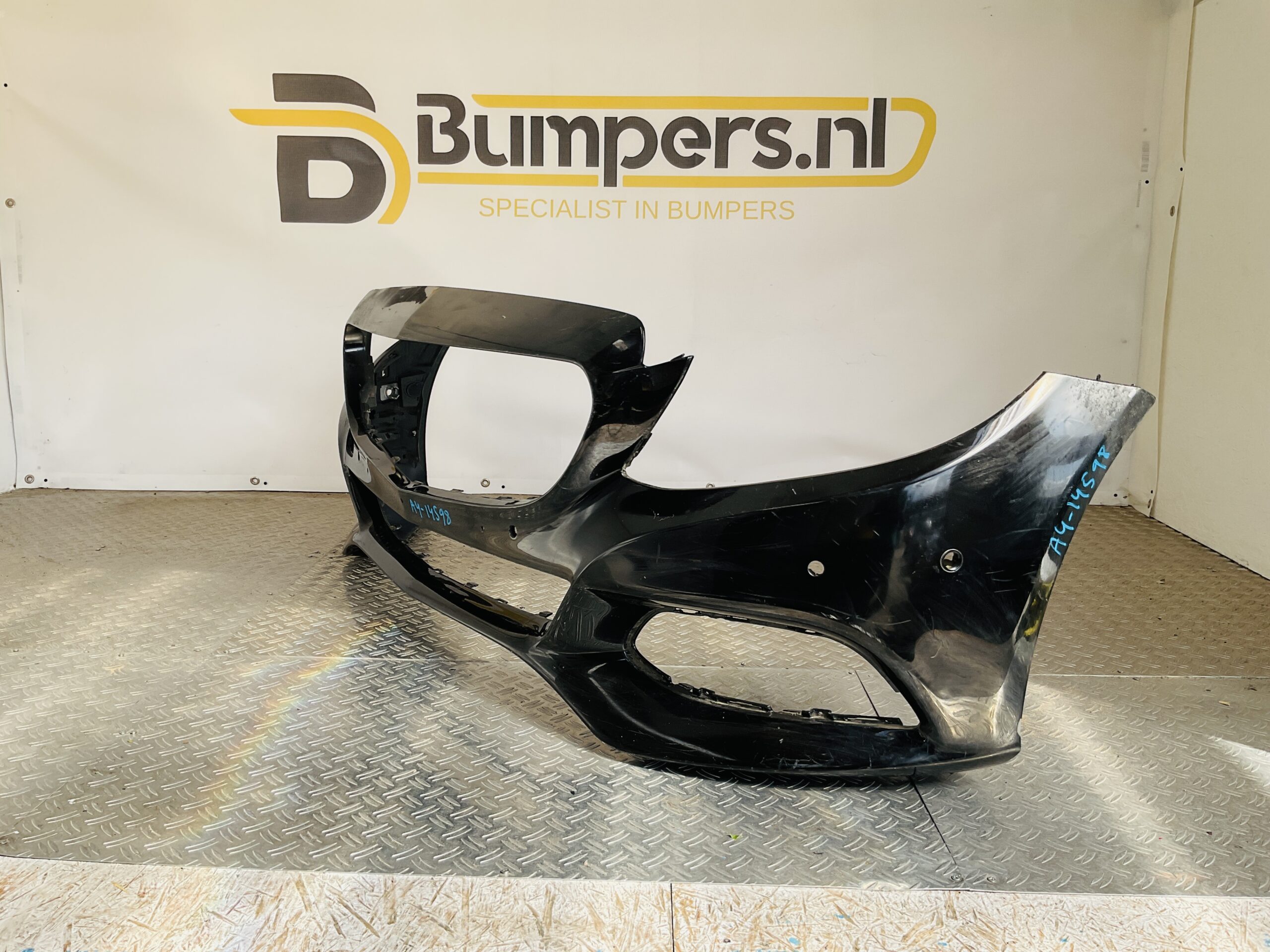 Bumper Mercedes C Klasse W205 Normaal 6xpdc 14-17 A2058800125 Voorbumper 1-A4-14598z