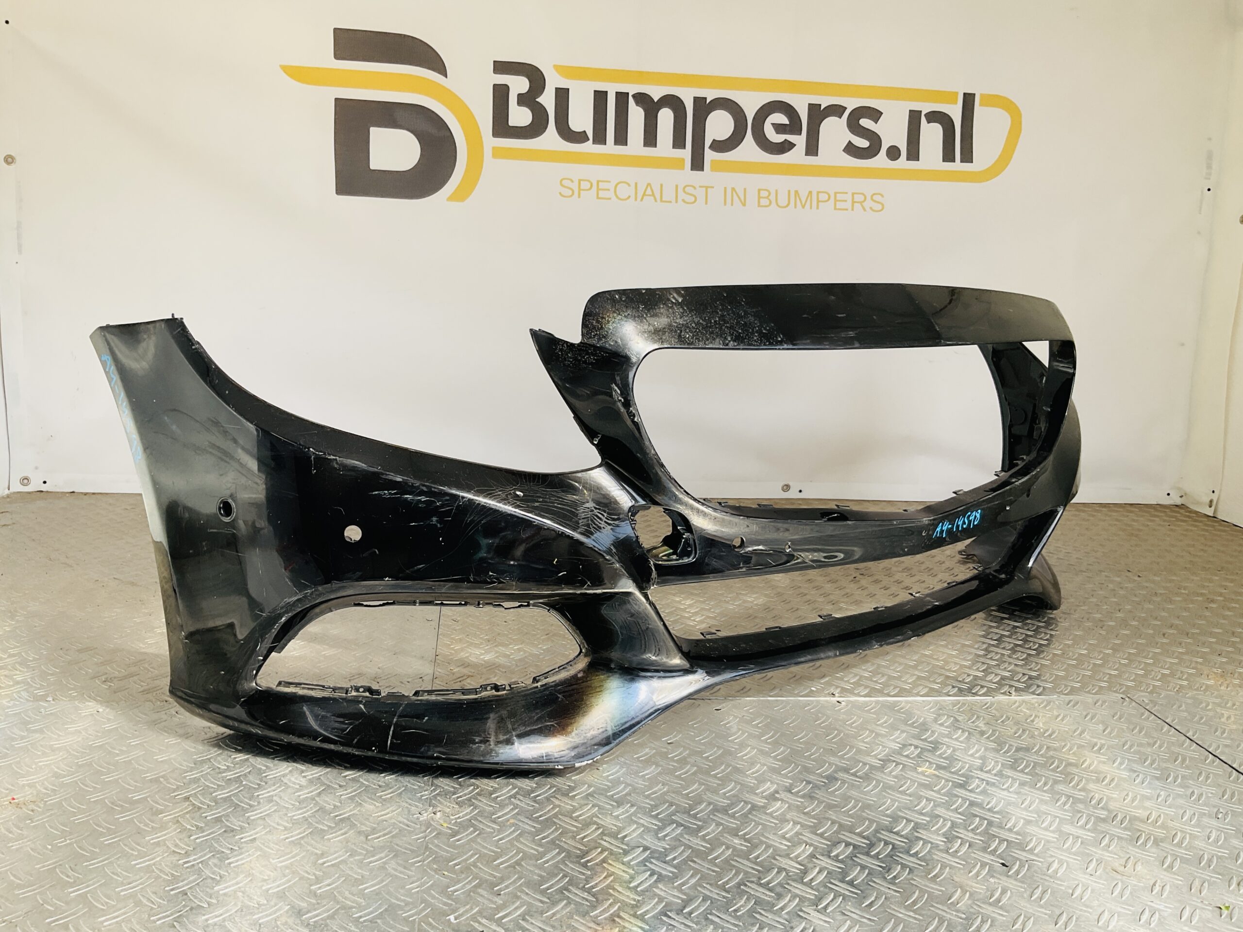 Bumper Mercedes C Klasse W205 Normaal 6xpdc 14-17 A2058800125 Voorbumper 1-A4-14598z