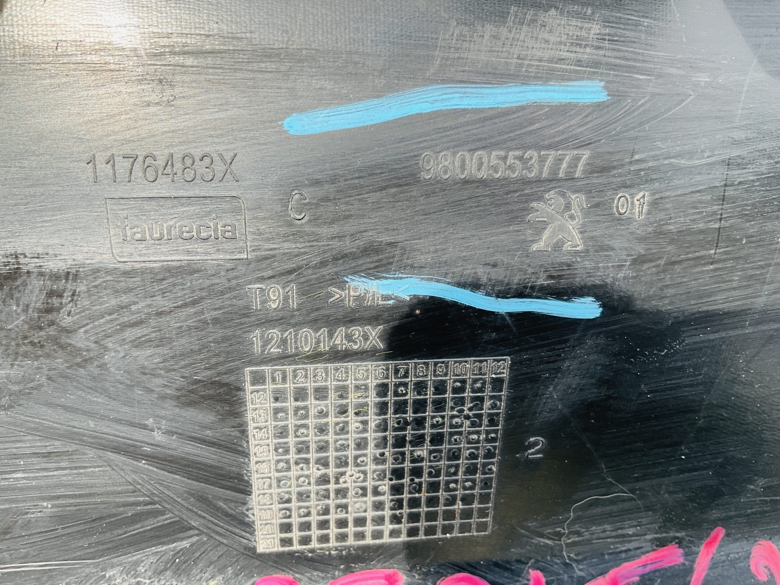 Bumper Lip Peugeot 308 9800553777 achterbumper Spoiler PE-21562