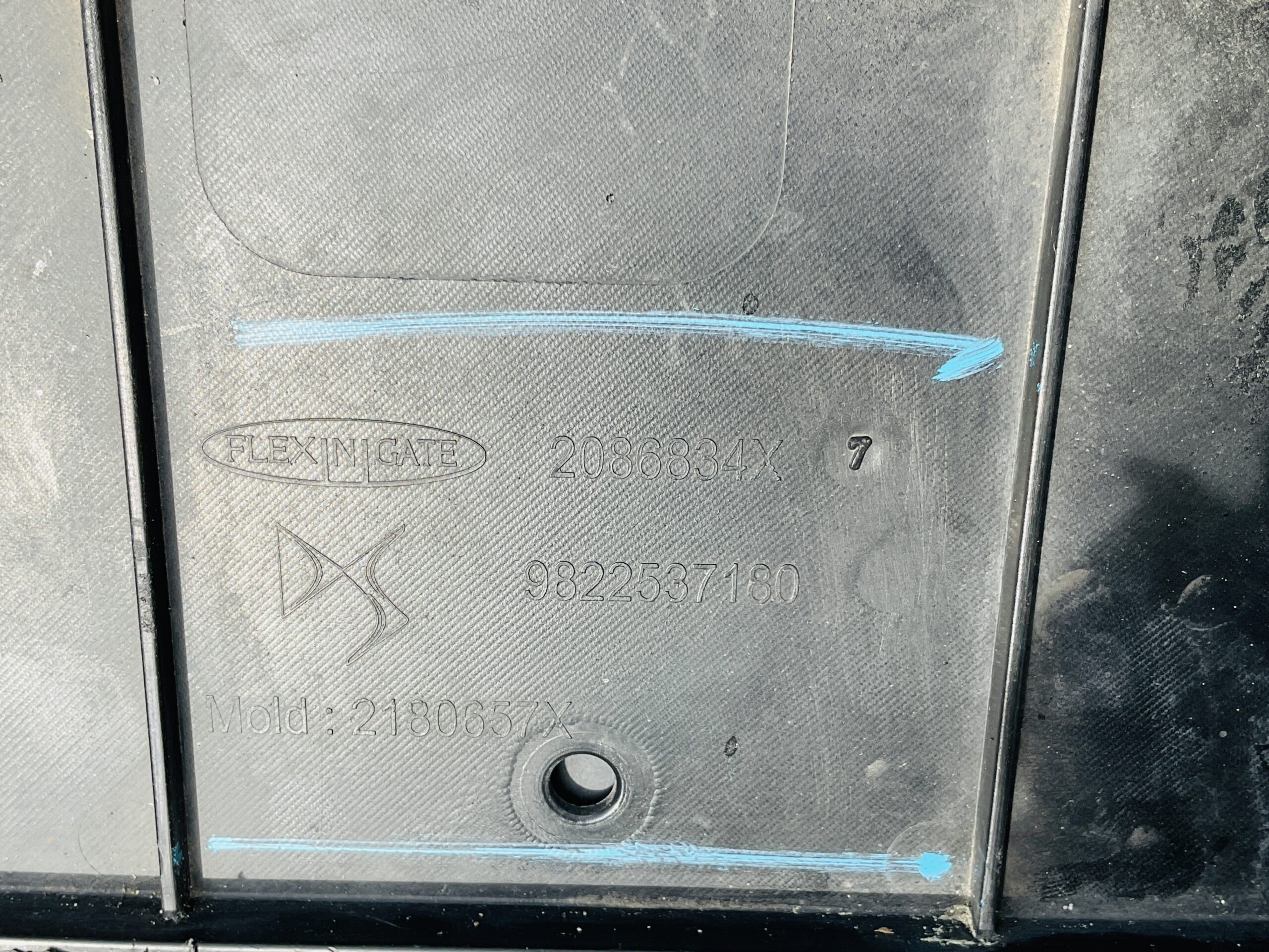 Bumper Onderplaat Citroën DS3 crossback 9822537180 Ci-21504