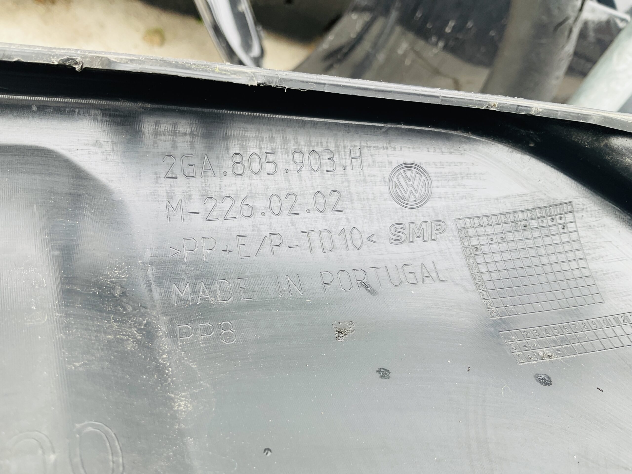 Onderplaat Volkswagen T-Roc 2GA805903H Spoiler Bumperlip VW-21272