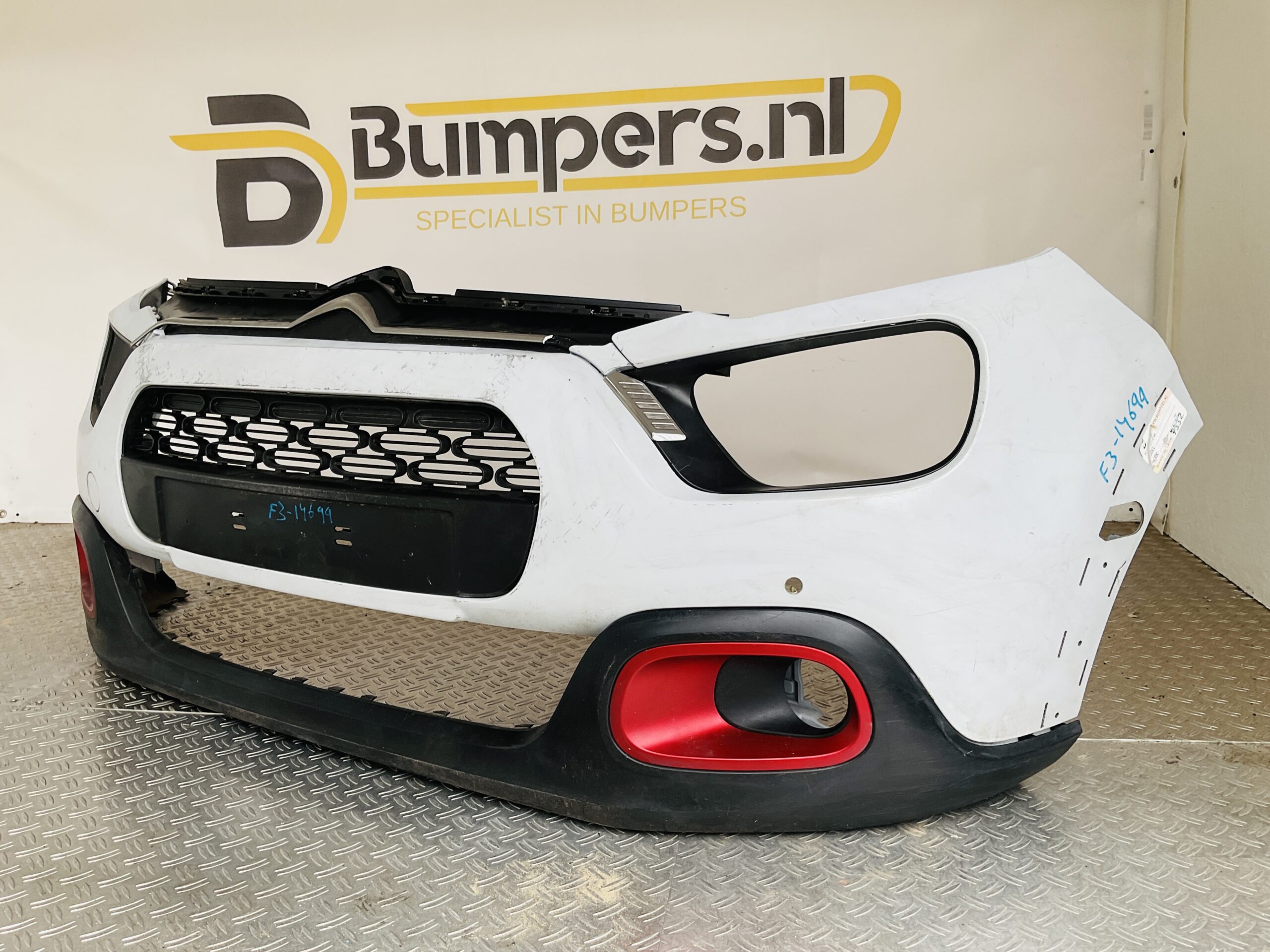 Bumper Citroen C3 Facelift 2021-2023 9833504177 Voorbumper 1-F3-14699z