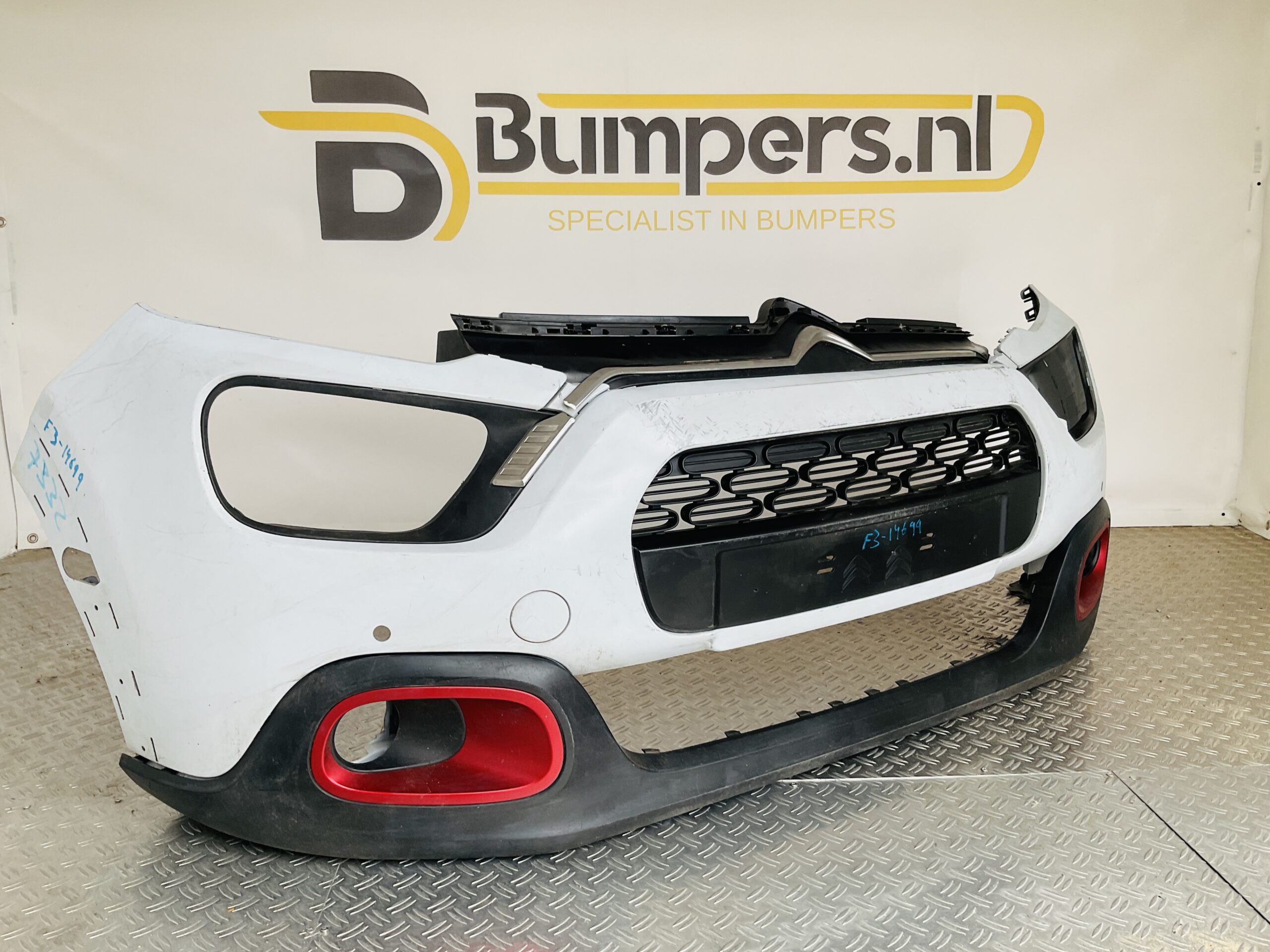 Bumper Citroen C3 Facelift 2021-2023 9833504177 Voorbumper 1-F3-14699z