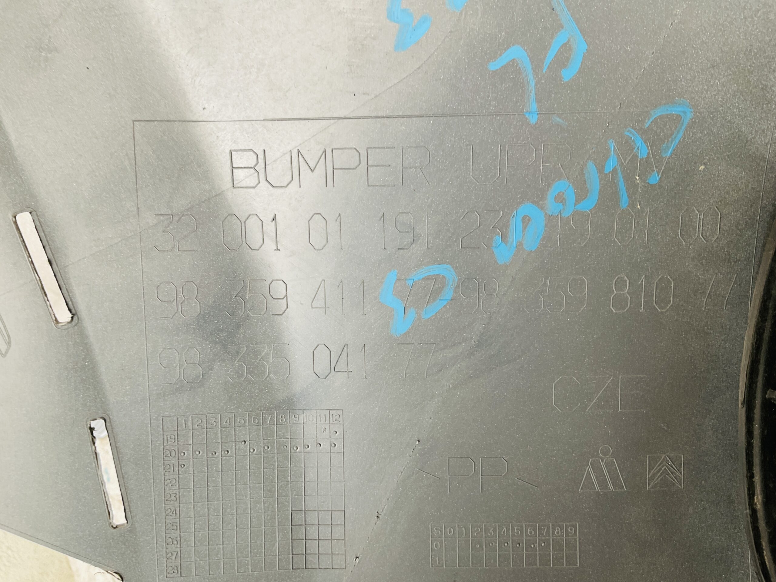 Bumper Citroen C3 Facelift 2021-2023 9833504177 Voorbumper 1-F3-14699z