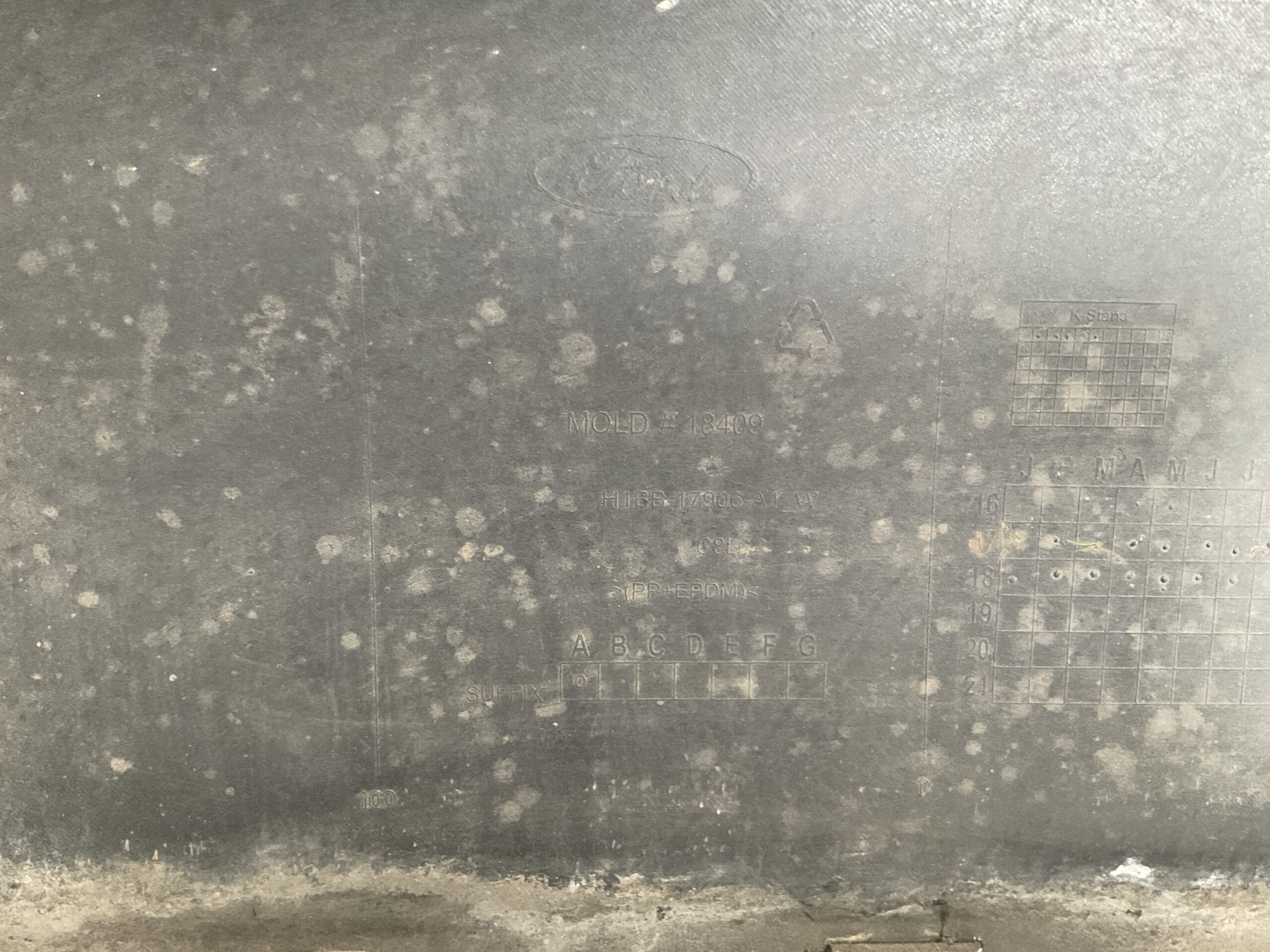 Bumper Ford Fiesta MK8 Stline ST-Line 18-21 H1BB-17906-A1 Achterbumper F8-14892z