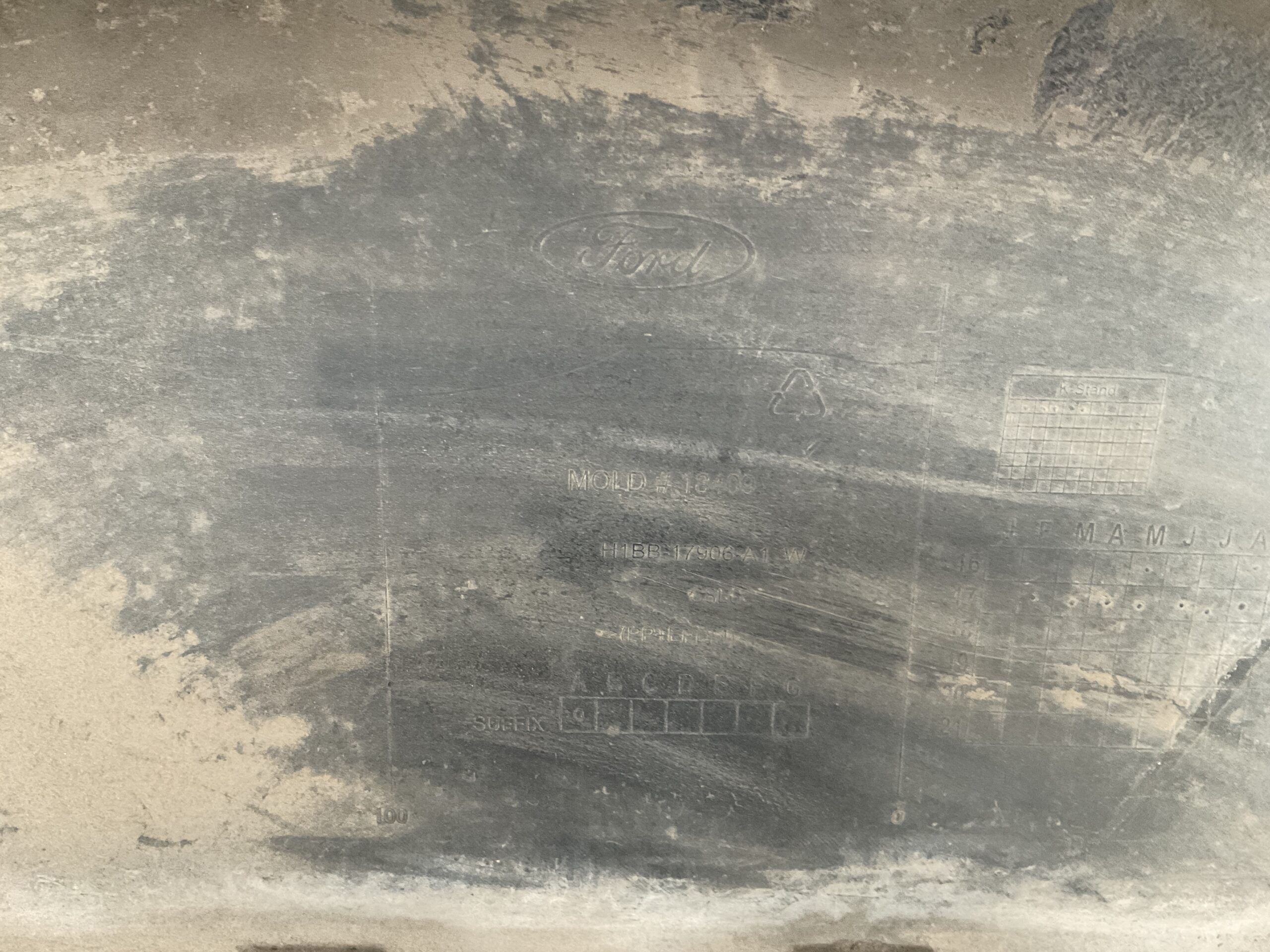 Bumper Ford Fiesta MK8 Stline ST-Line 18-21 H1BB-17906-A1 Achterbumper F8-14893z