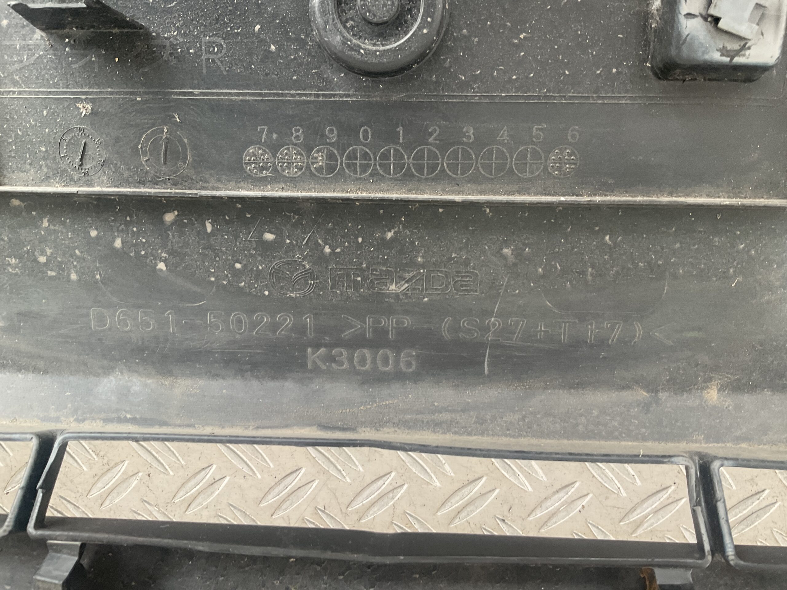 Bumper Mazda 2 07-11 D651-50221 K3006 Achterbumper F8-14999z