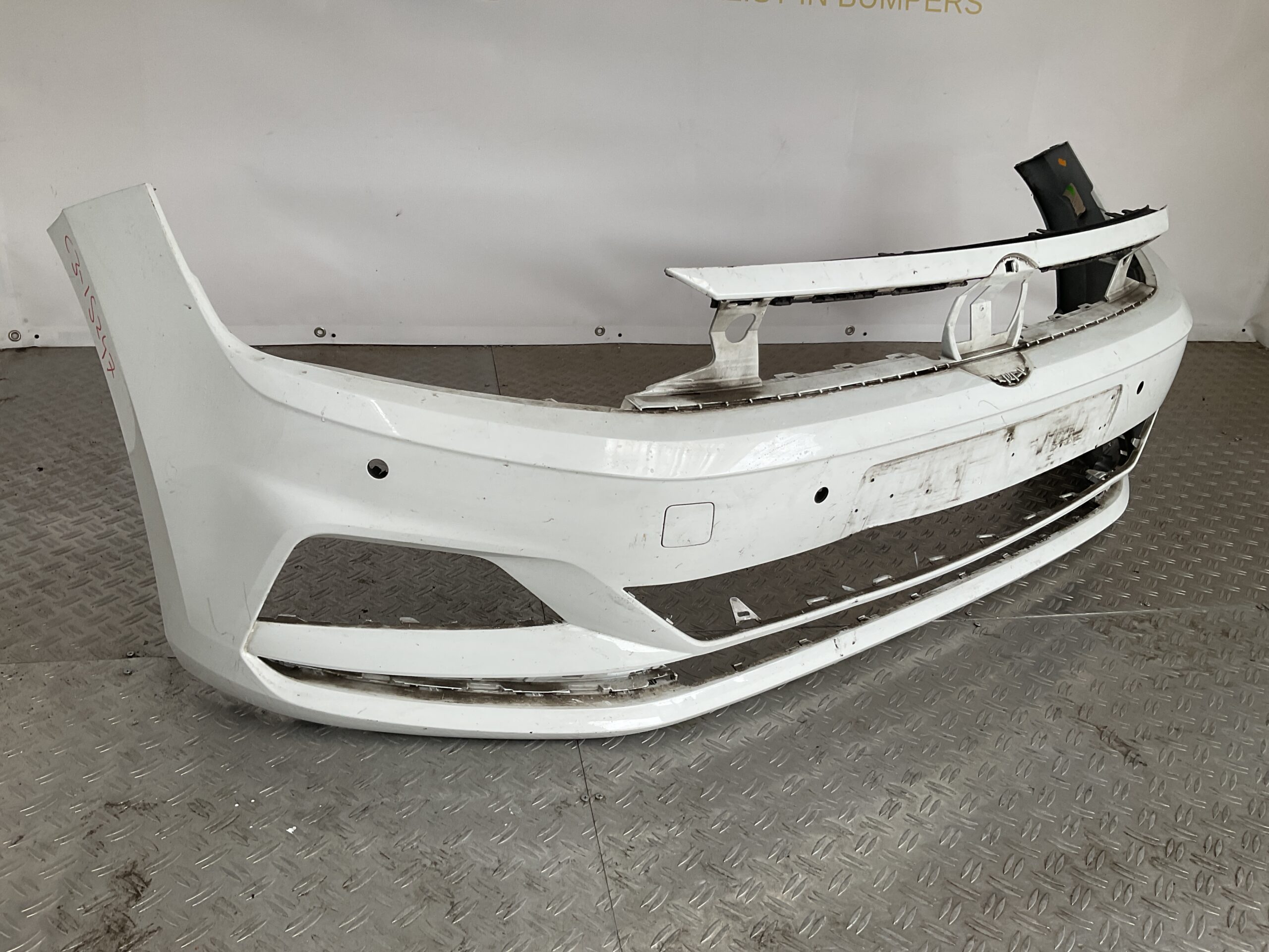 Bumper Volkswagen Polo 2G 17-21 4xpdc 2GO807221 Voorbumper C3-15247z
