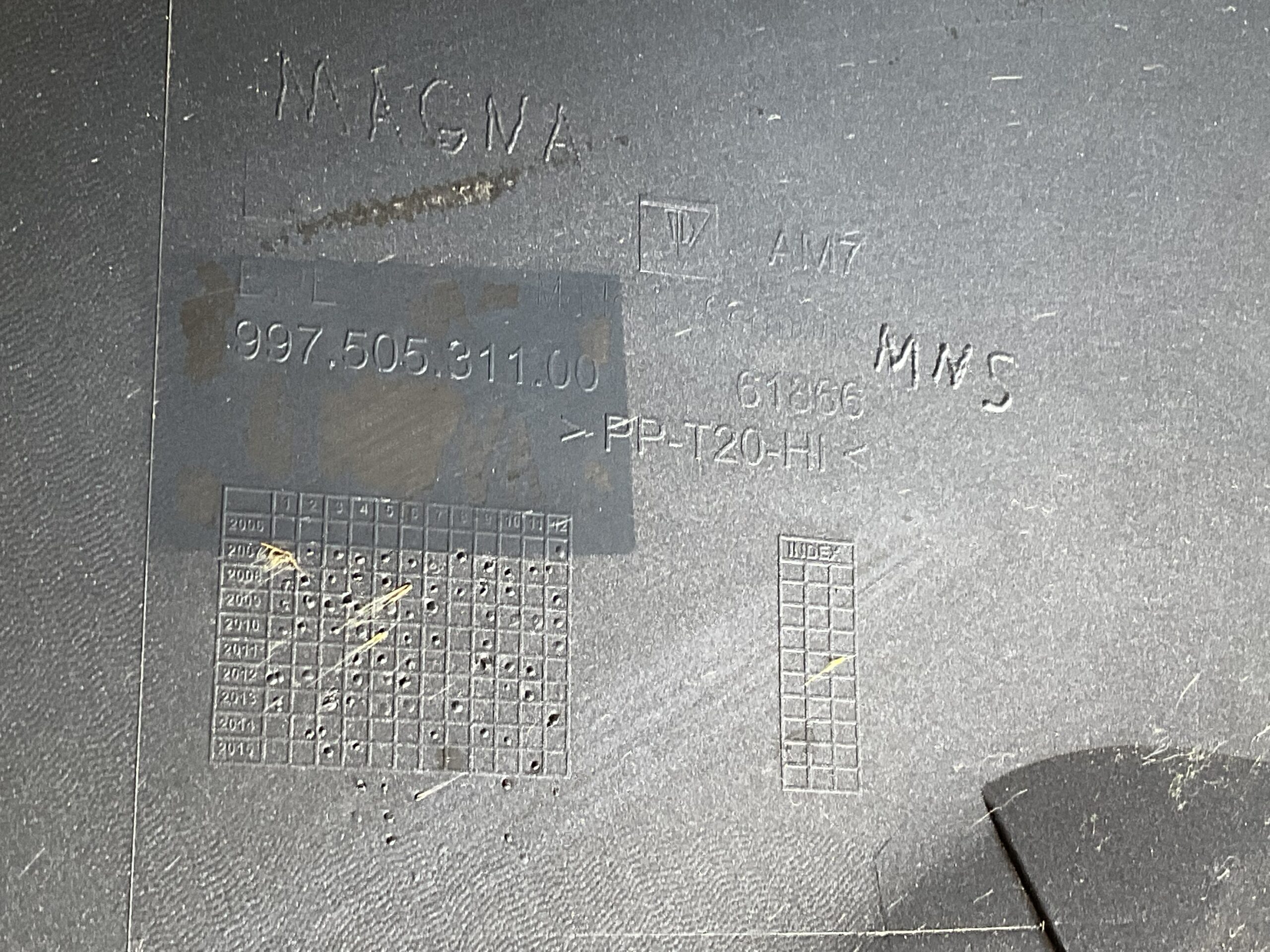 Bumper Porsche Carrera 911 997 99750531100 Voorbumper B9-15497z