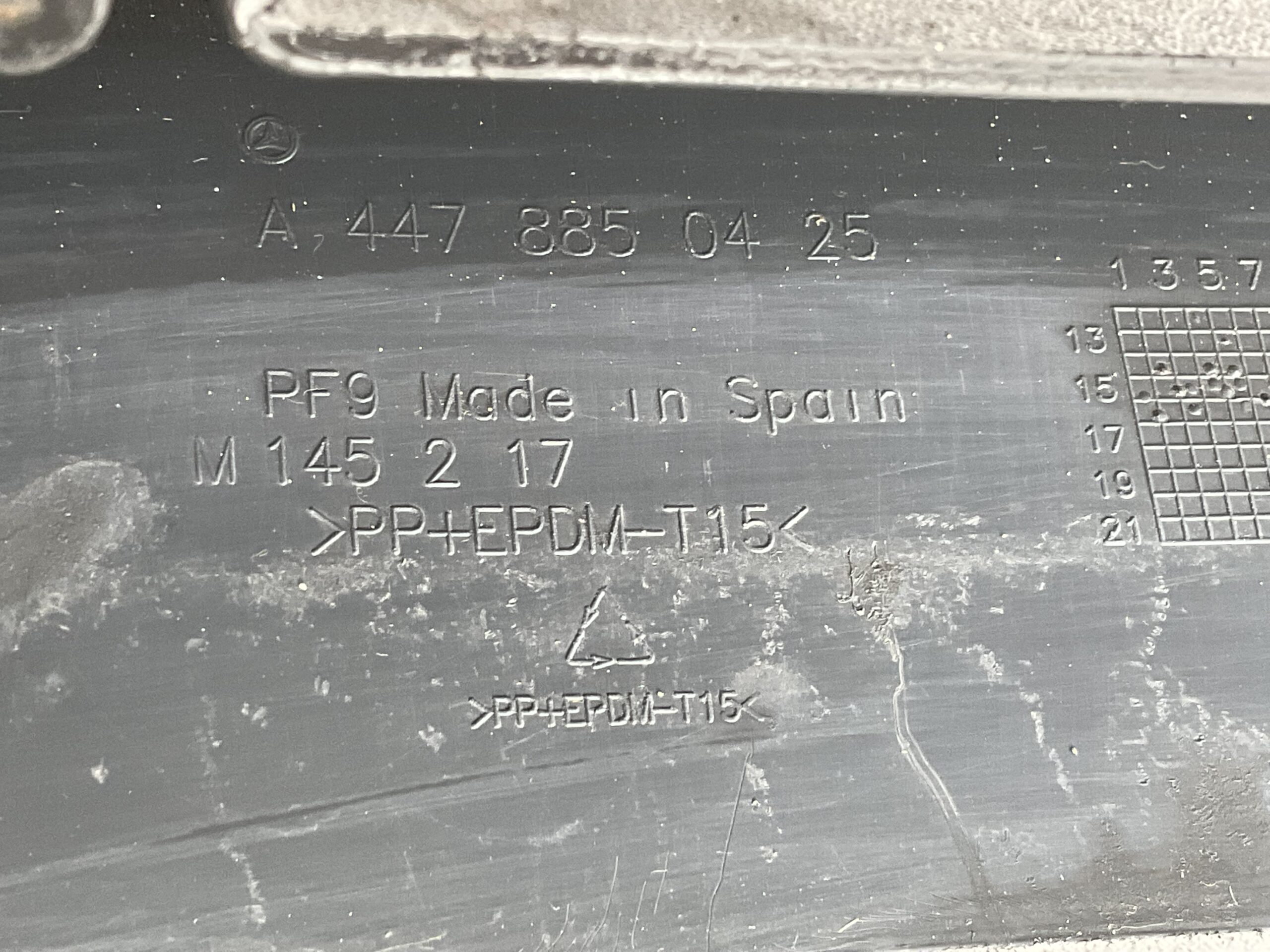 Bumper Mercedes Vito W447 6xpdc A4478850425 Voorbumper A10-15470z