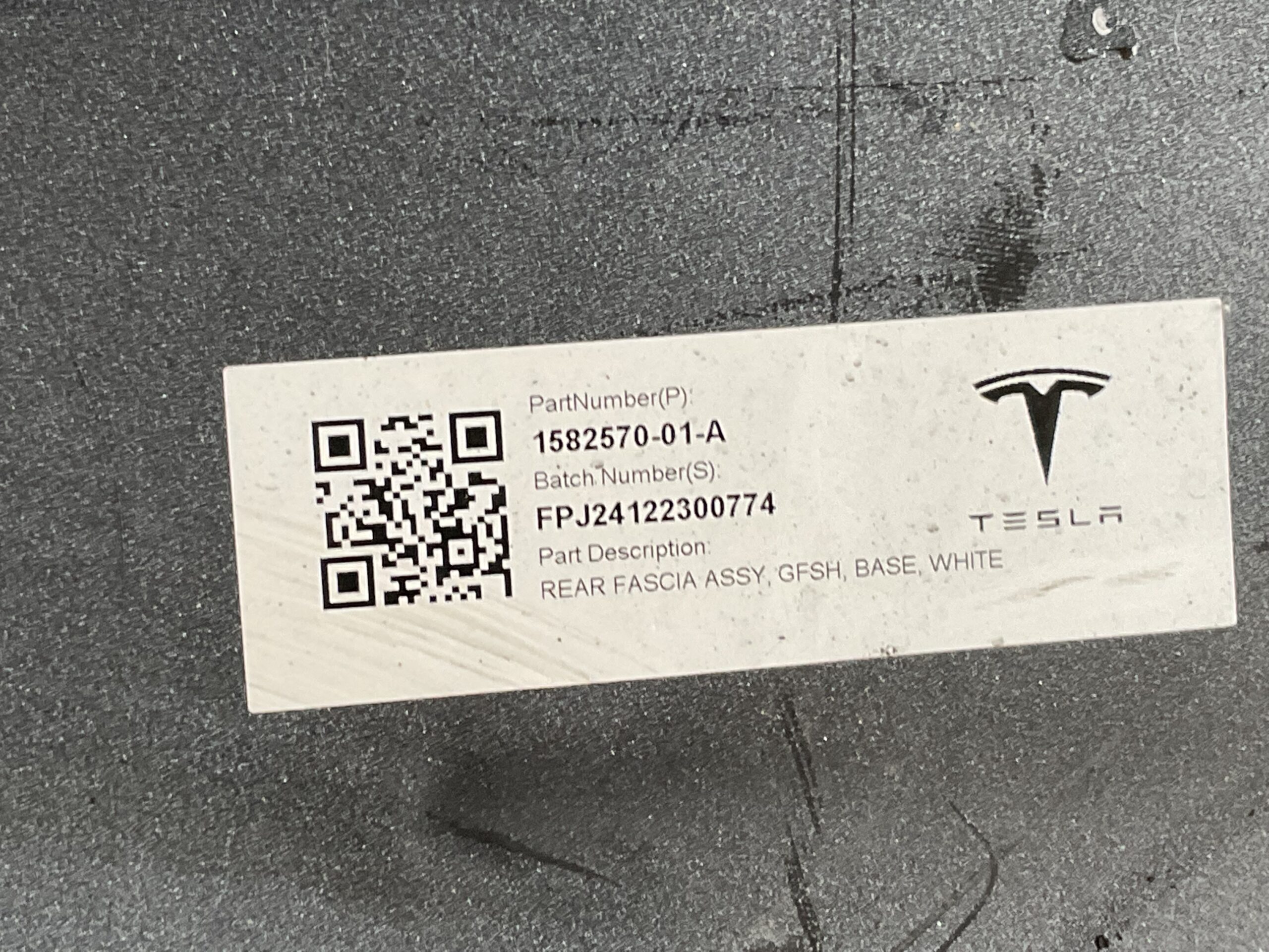 Bumper Tesla Model 3 Facelift 1582570-01-A Achterbumper F6-16100z