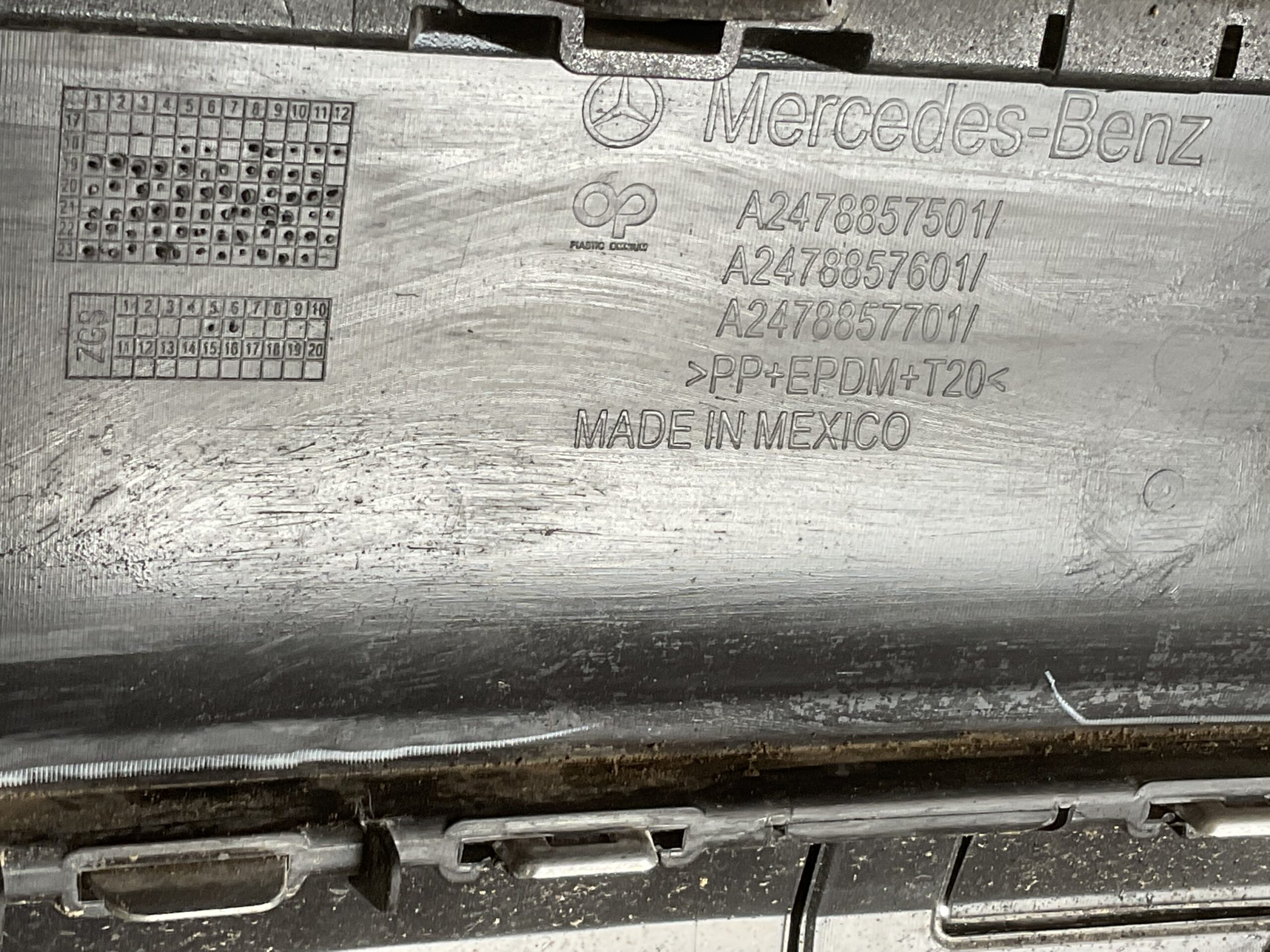 Bumper Mercede W247 X247 20- pdc A2478857501 Achterbumper F8-15558z