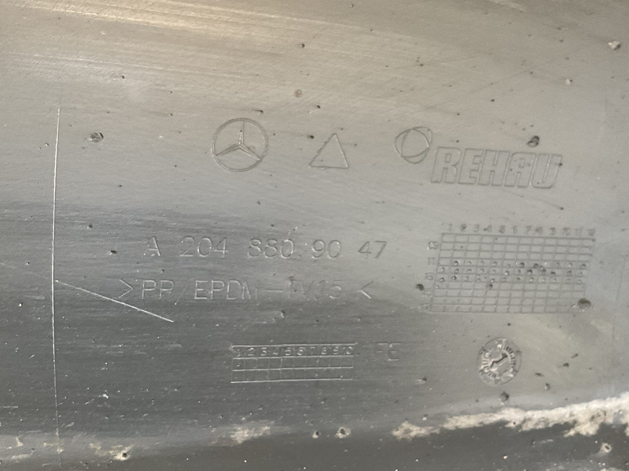 Bumper Mercedes C Klasse W204 AMG Facelift Sedan 11-14 A2048809047 Achterbumper F7-15773z