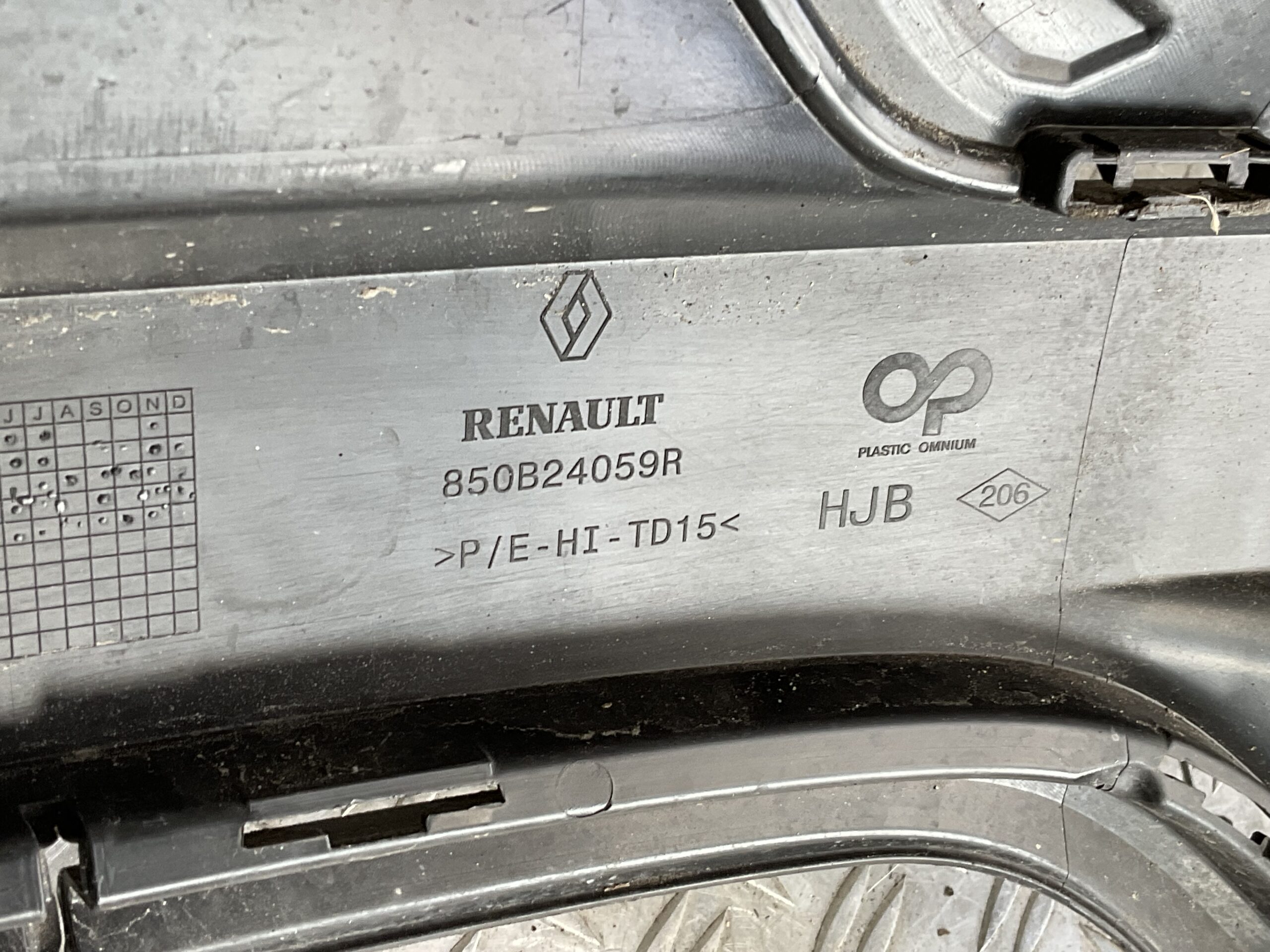 Bumper Renault Captur 2019-2024 850B24059R Achterbumper F7-15848z