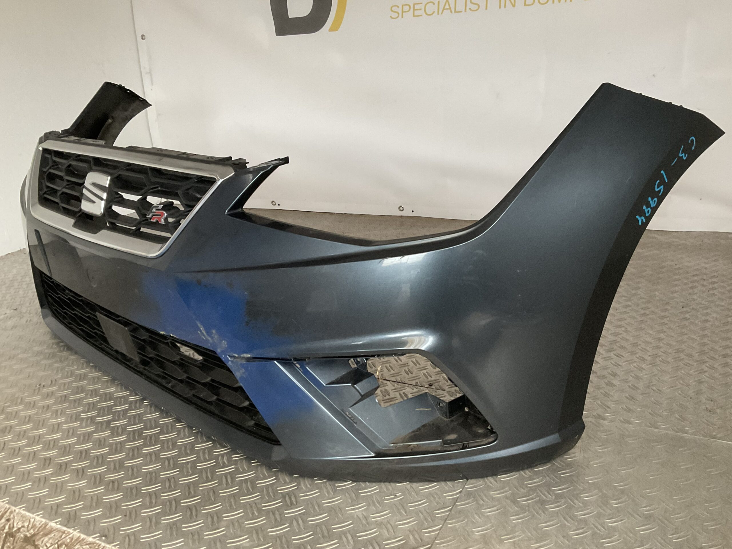 Bumper Seat Ibiza 6F 17-22 FR 6F0807221D Voorbumper C3-15994z