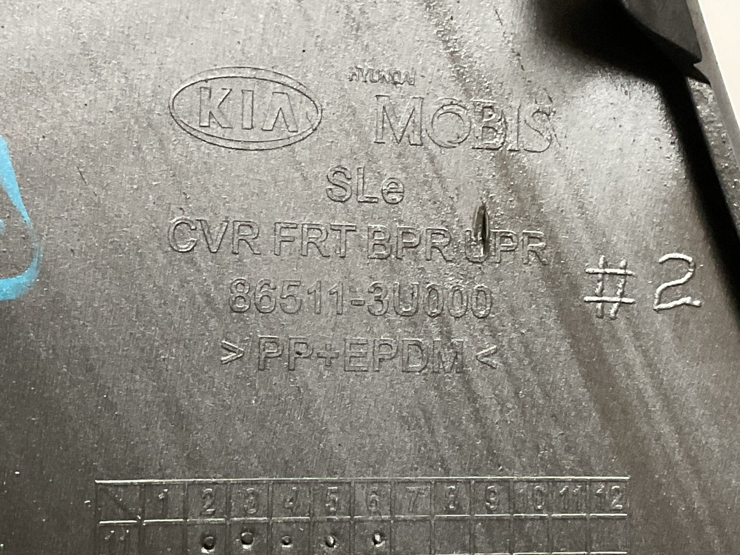 Bumper Kia Sportage 11-16 86511-3U000 Voorbumper G5-16000z