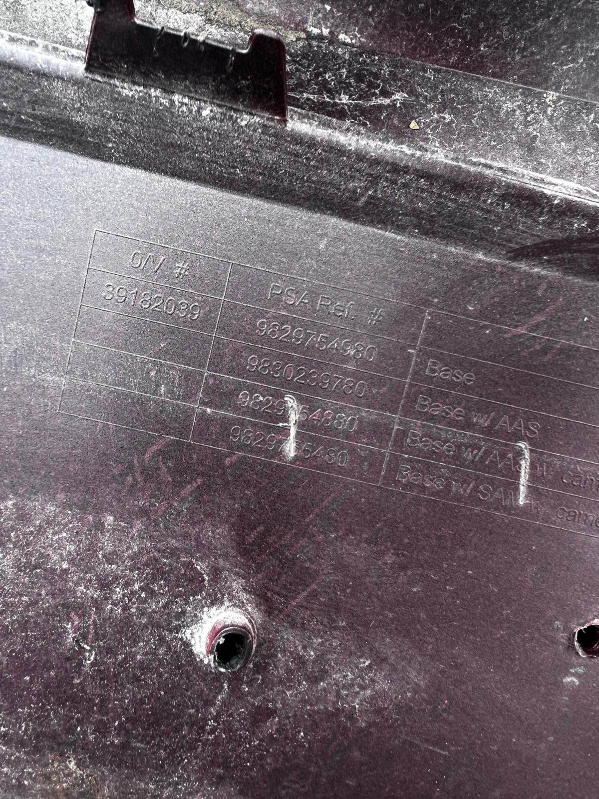 Bumper Opel Corsa F Sport 19-23 9829754980 Achterbumper F7-15876z