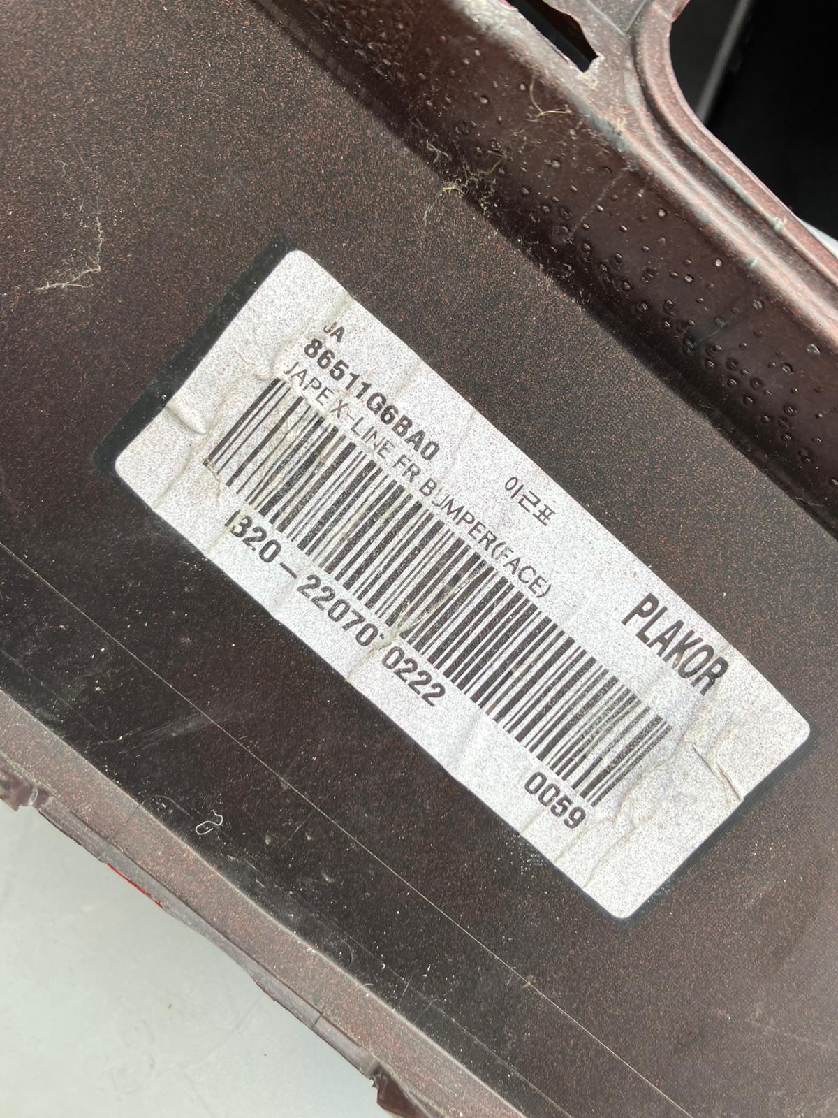 Bumper Kia Picanto Xline X-Line Facelift 21- 86511G6BA0 Voorbumper G7-15860z